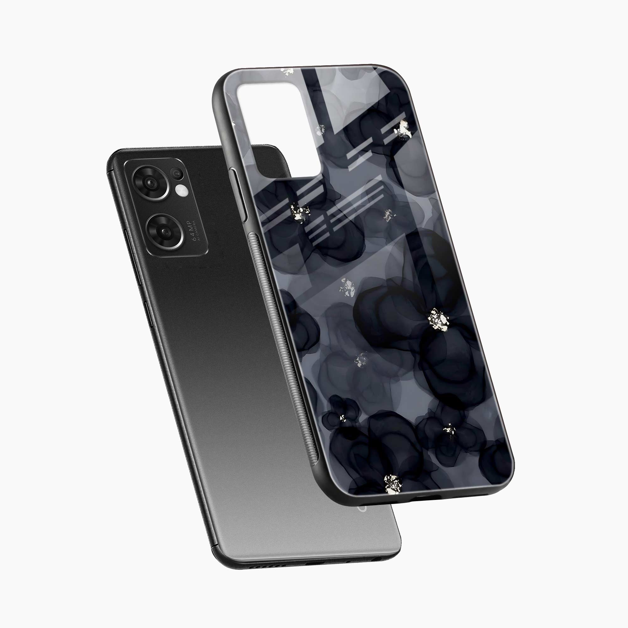 Black Beauty Oppo Reno 7 5G Back Cover
