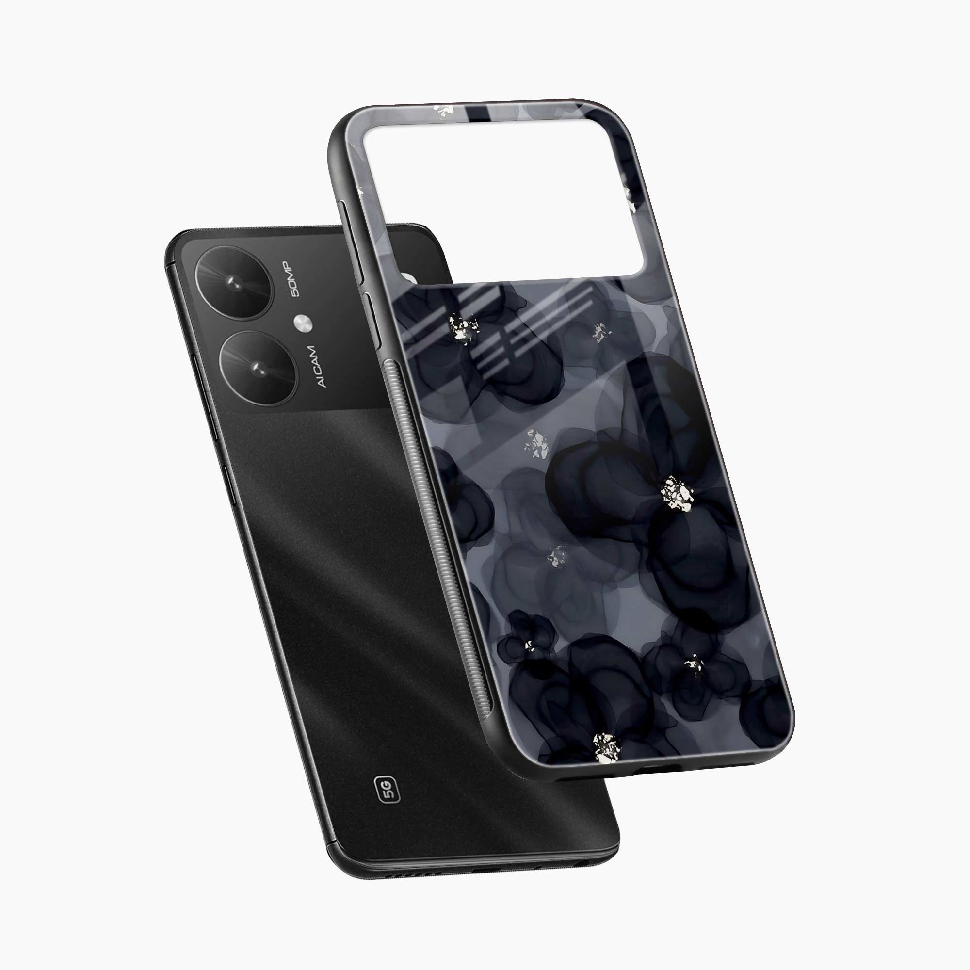 Black Beauty Poco M6 5G Back Cover