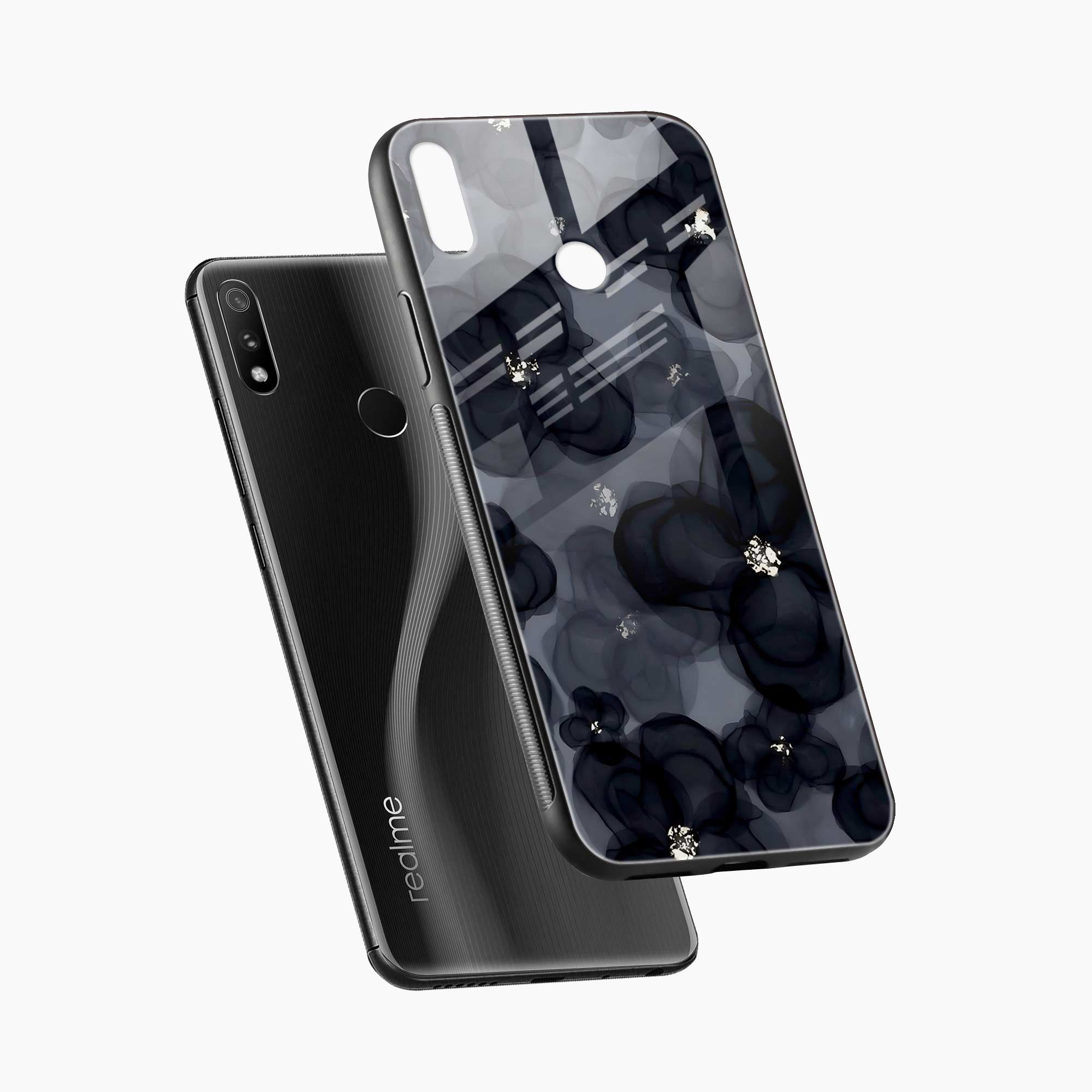 Black Beauty Realme 3 Back Cover