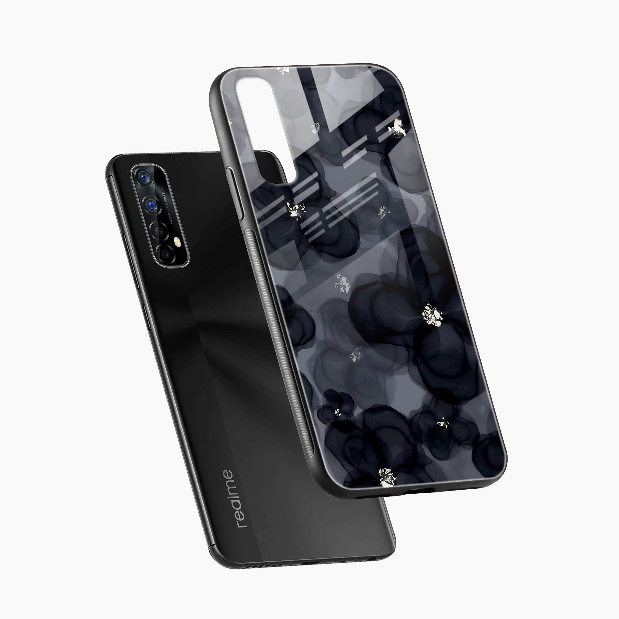 Black Beauty Realme 7 Back Cover