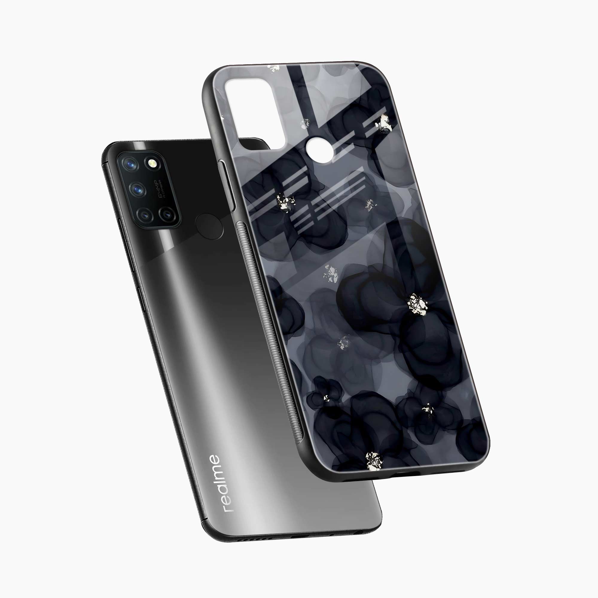 Black Beauty Realme 7i Back Cover