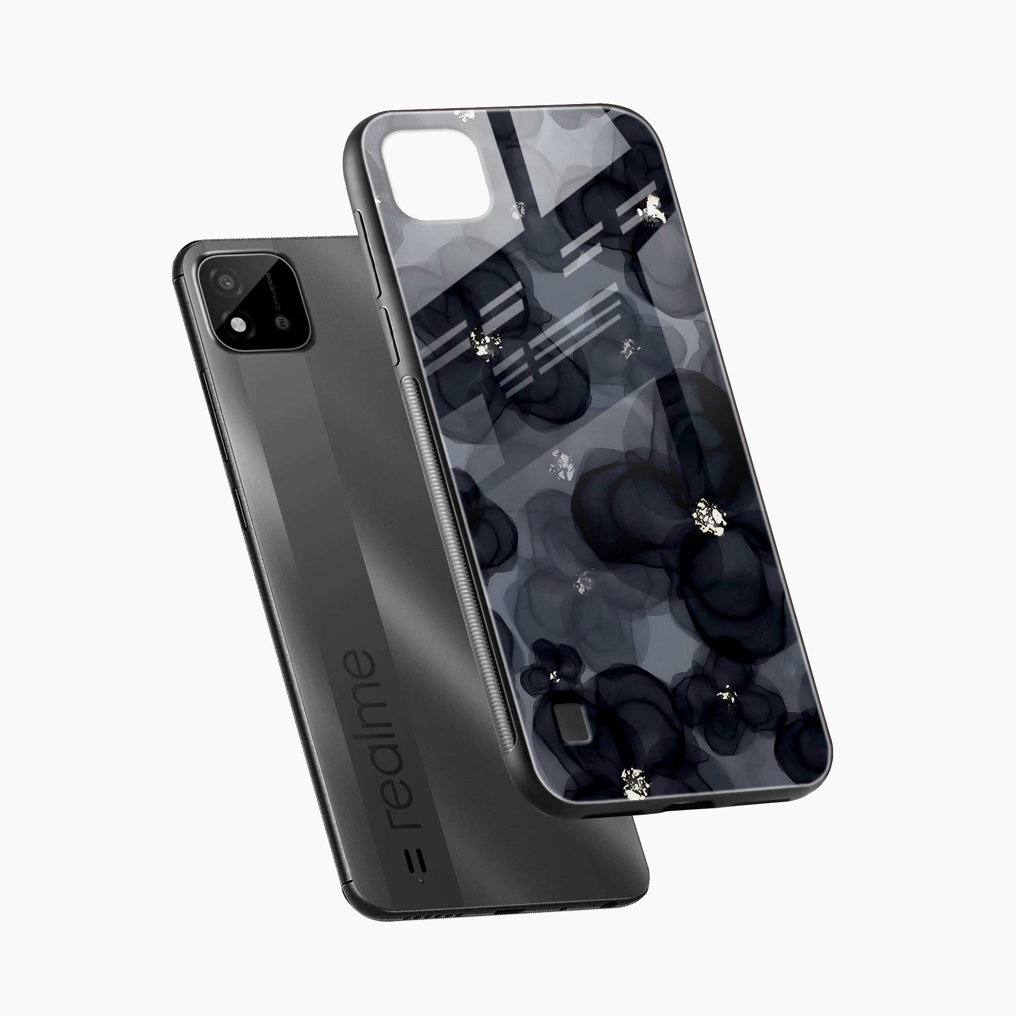 Black Beauty Realme C20a Back Cover