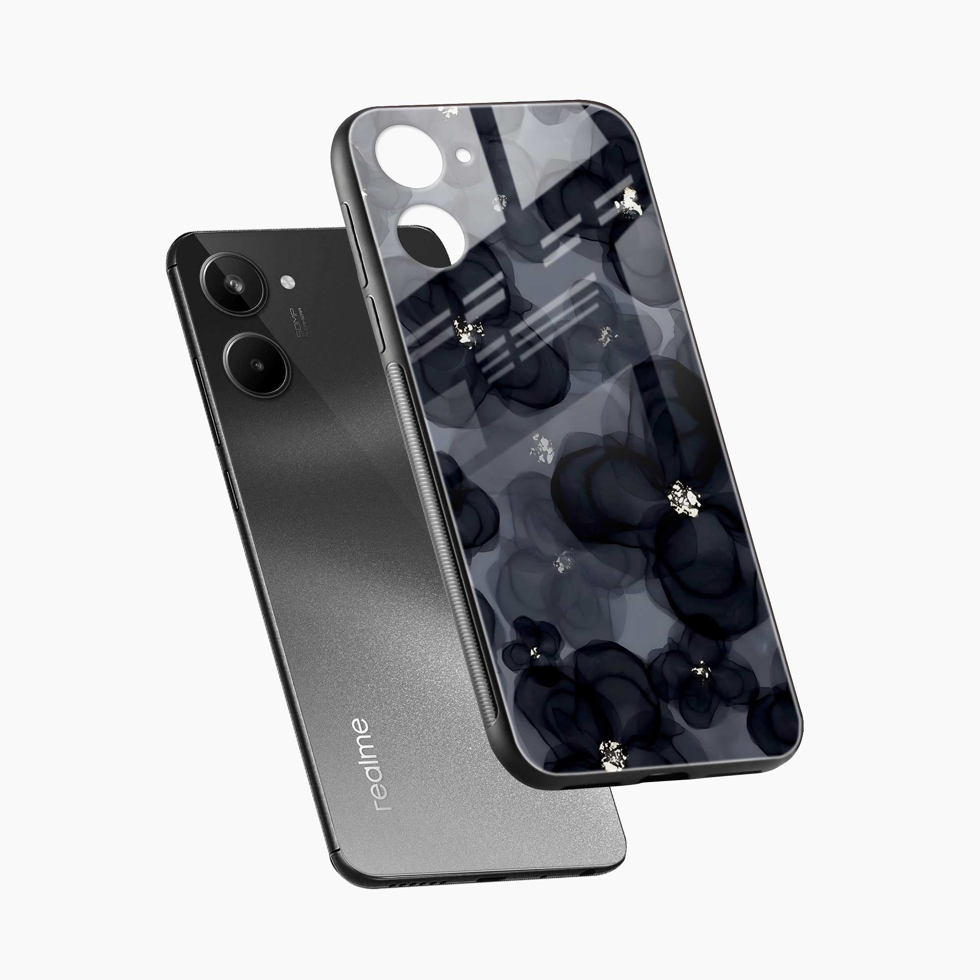 Black Beauty Realme C33 Back Cover