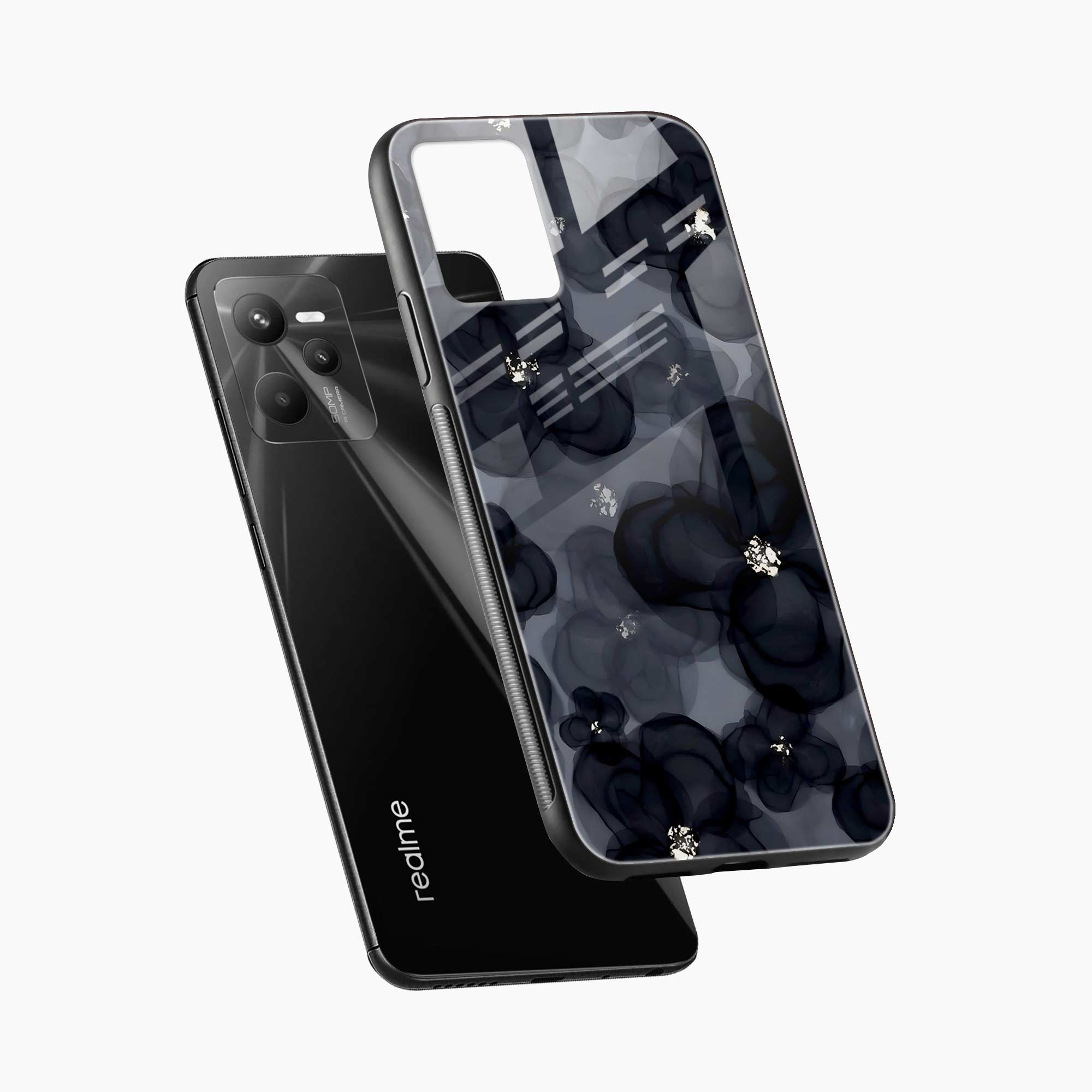 Black Beauty Realme C35 Back Cover