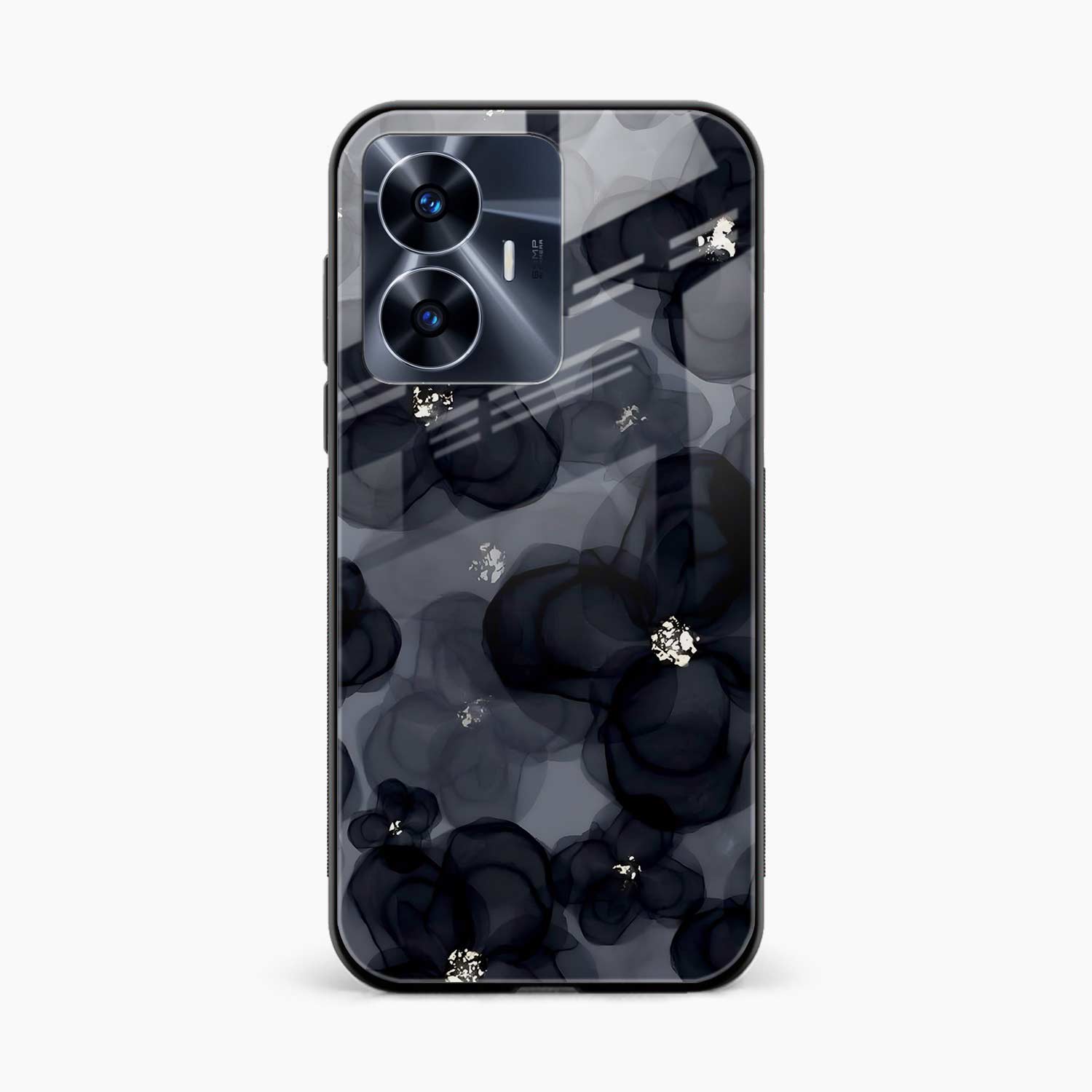 Black Beauty Realme C55 Back Cover