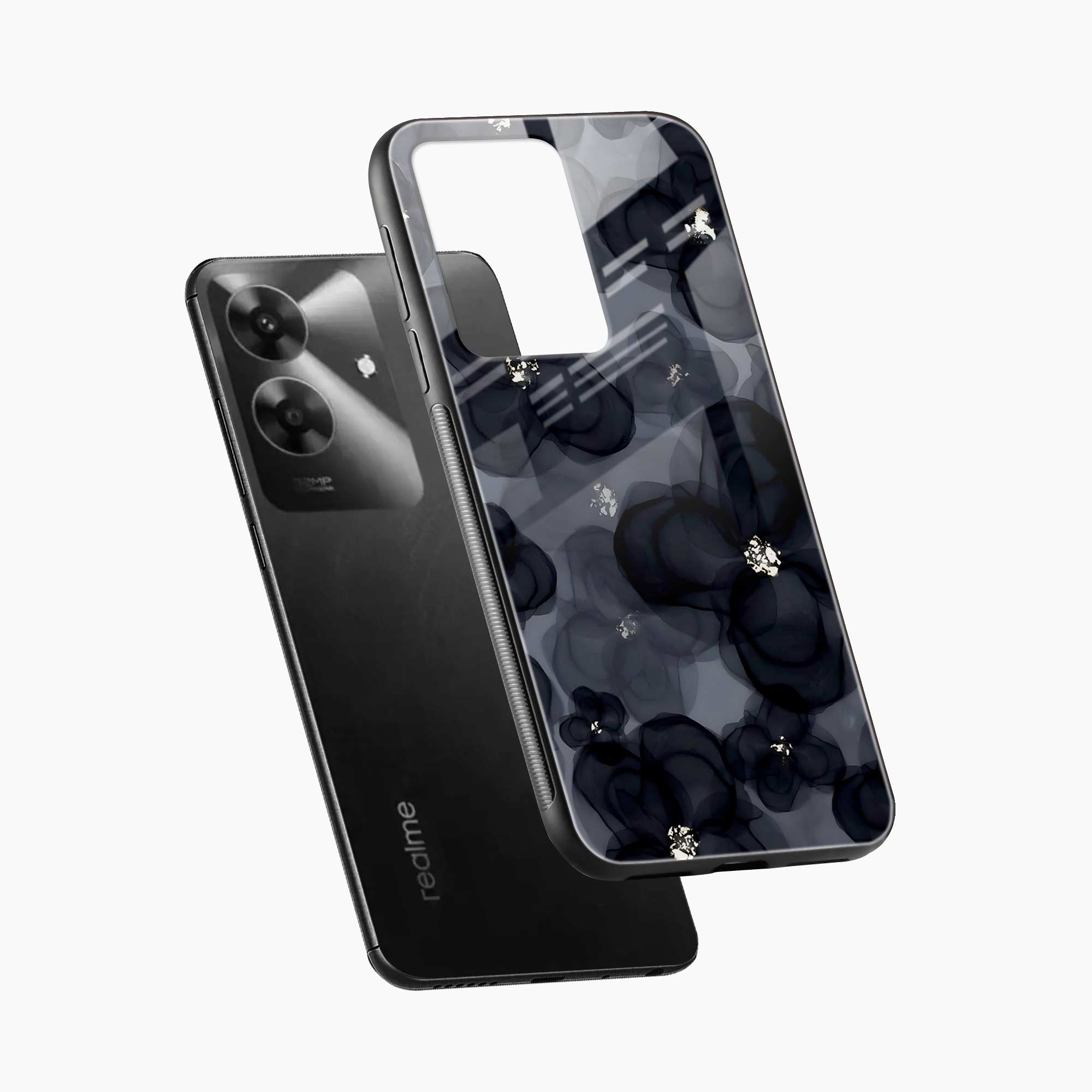 Black Beauty Realme C61 Back Cover