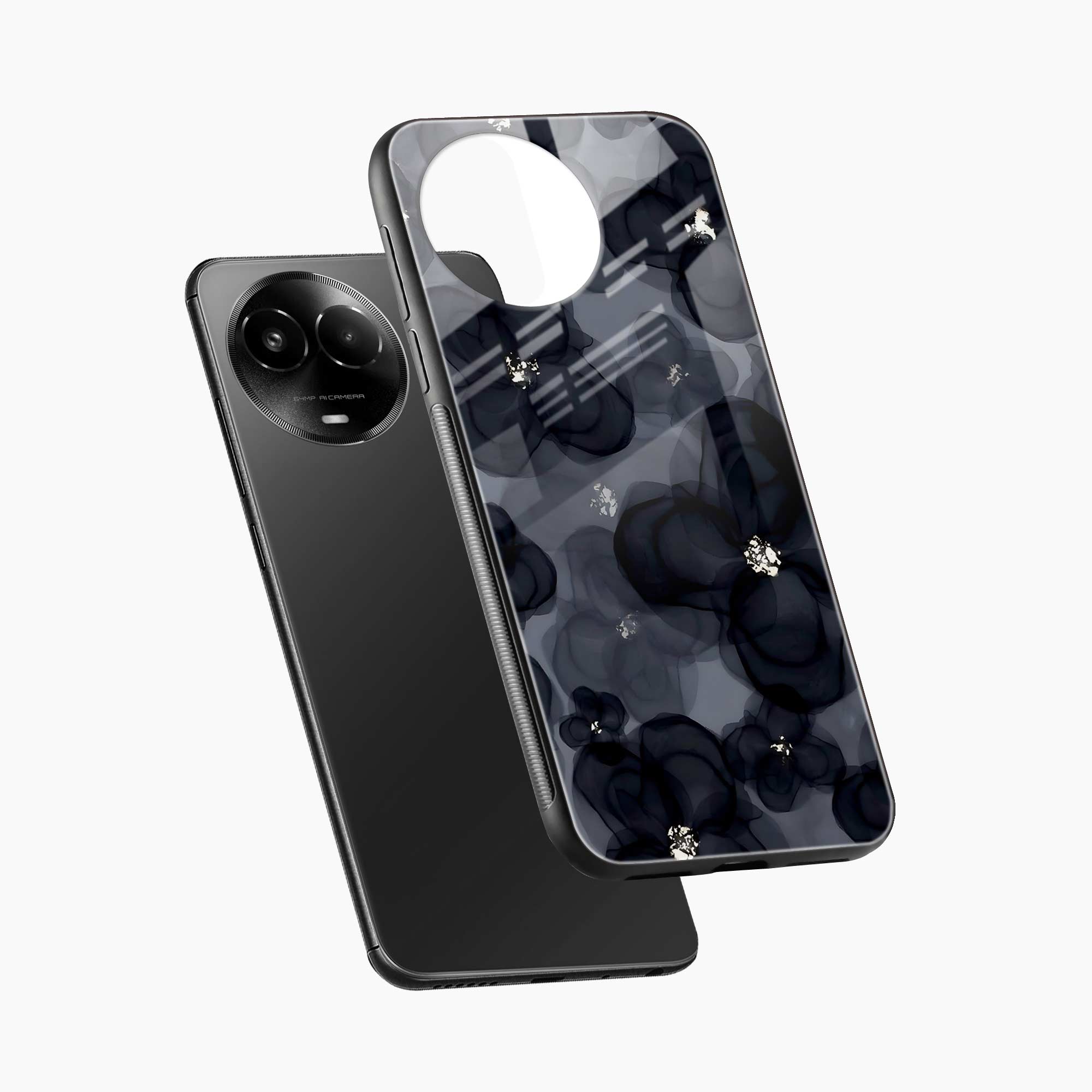 Black Beauty Realme C67 5G Back Cover