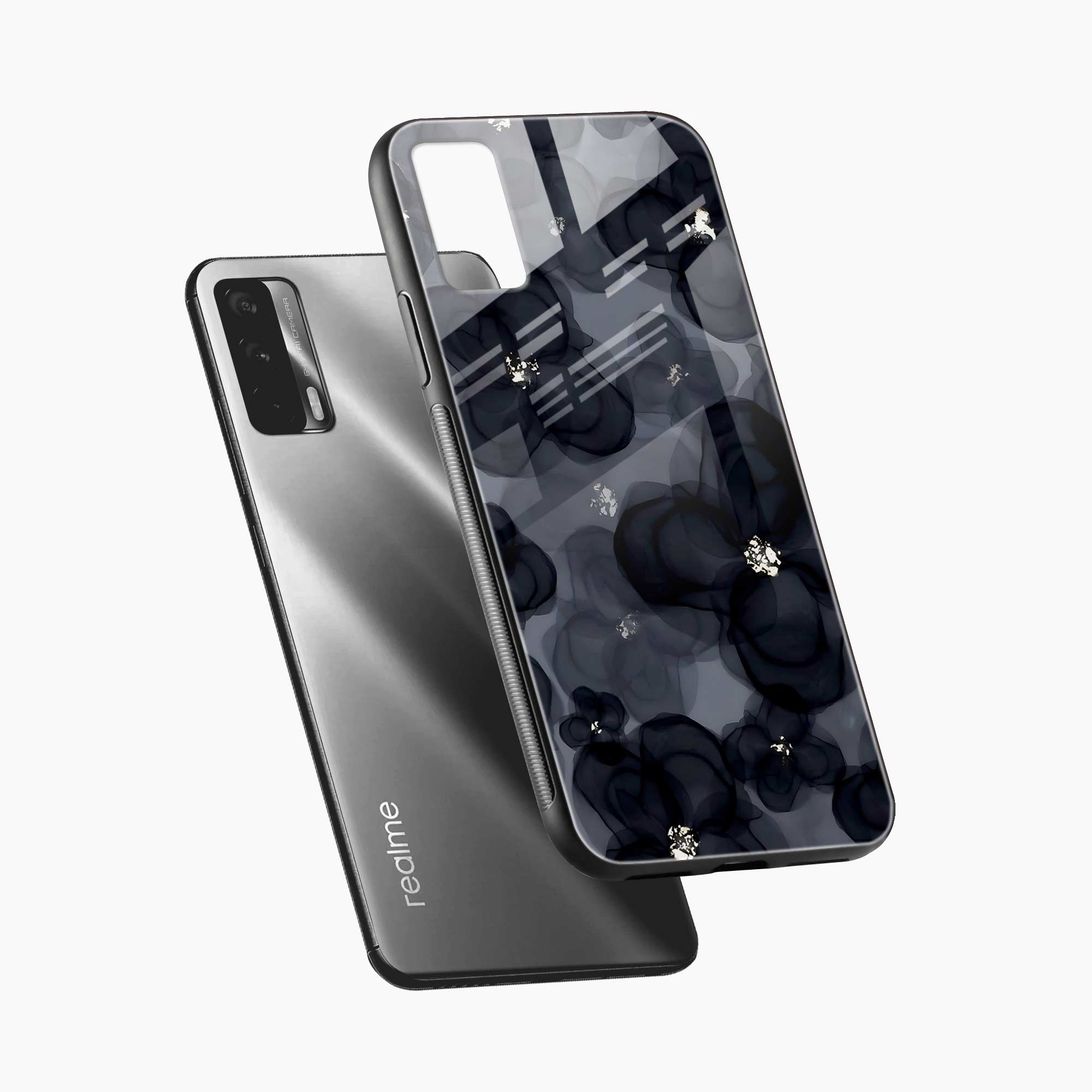 Black Beauty Realme X7 5G Back Cover