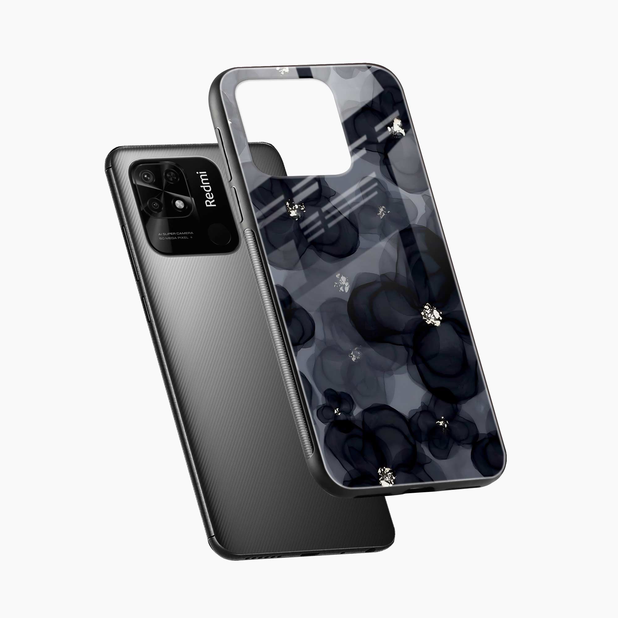 Black Beauty Redmi 10 Back Cover