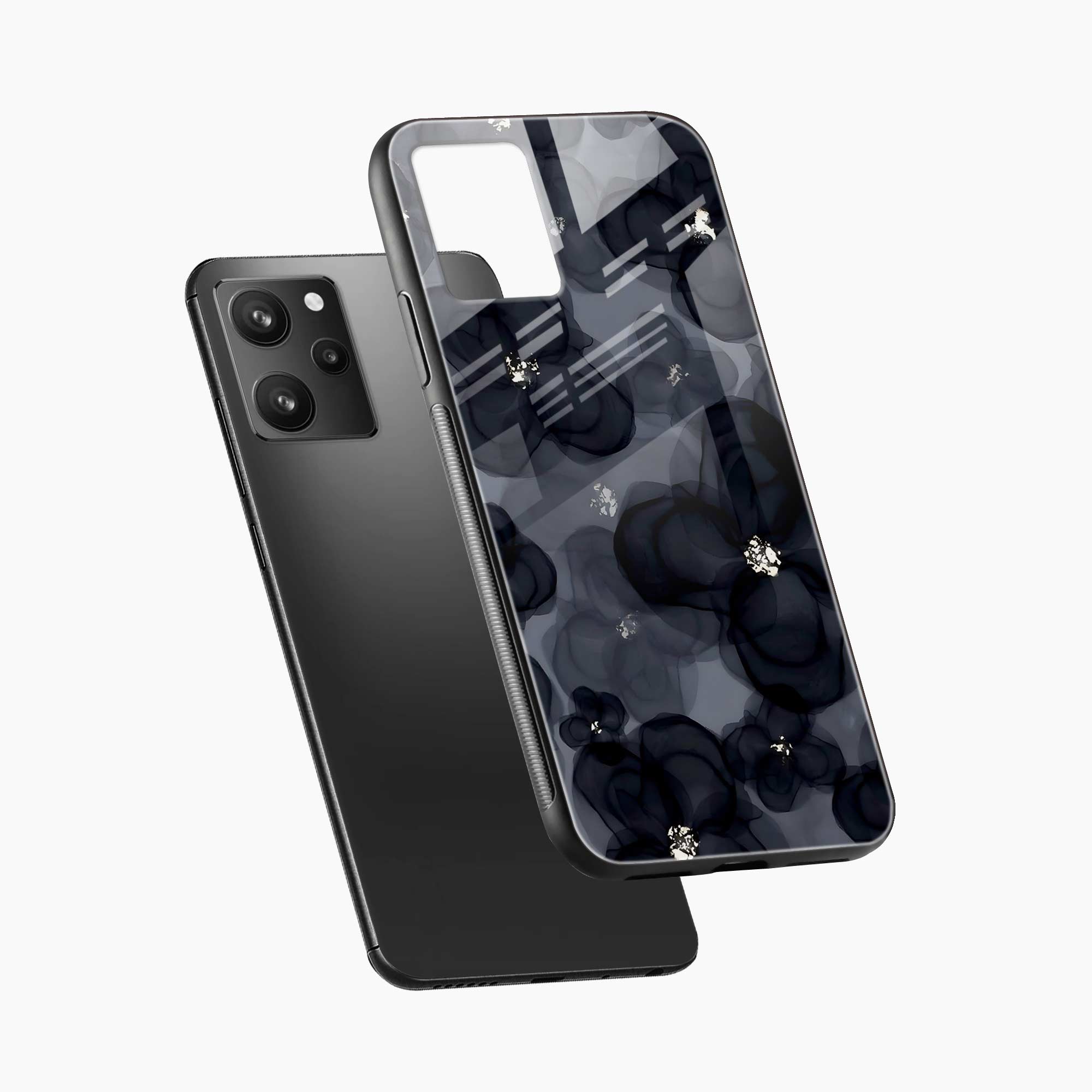 Black Beauty Redmi 12 Back Cover