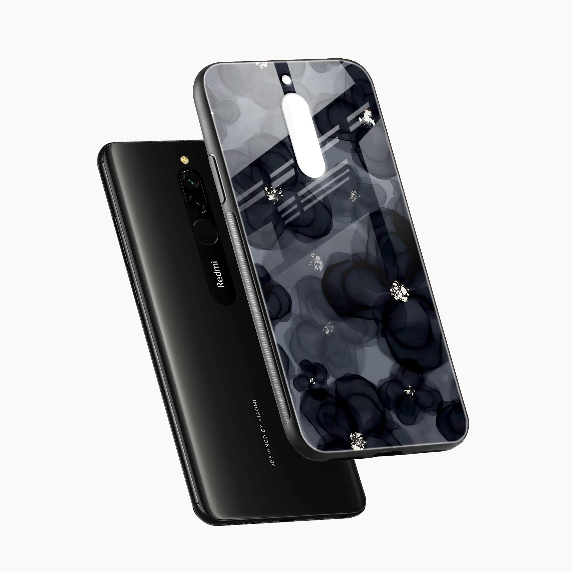 Black Beauty Redmi 8 Back Cover