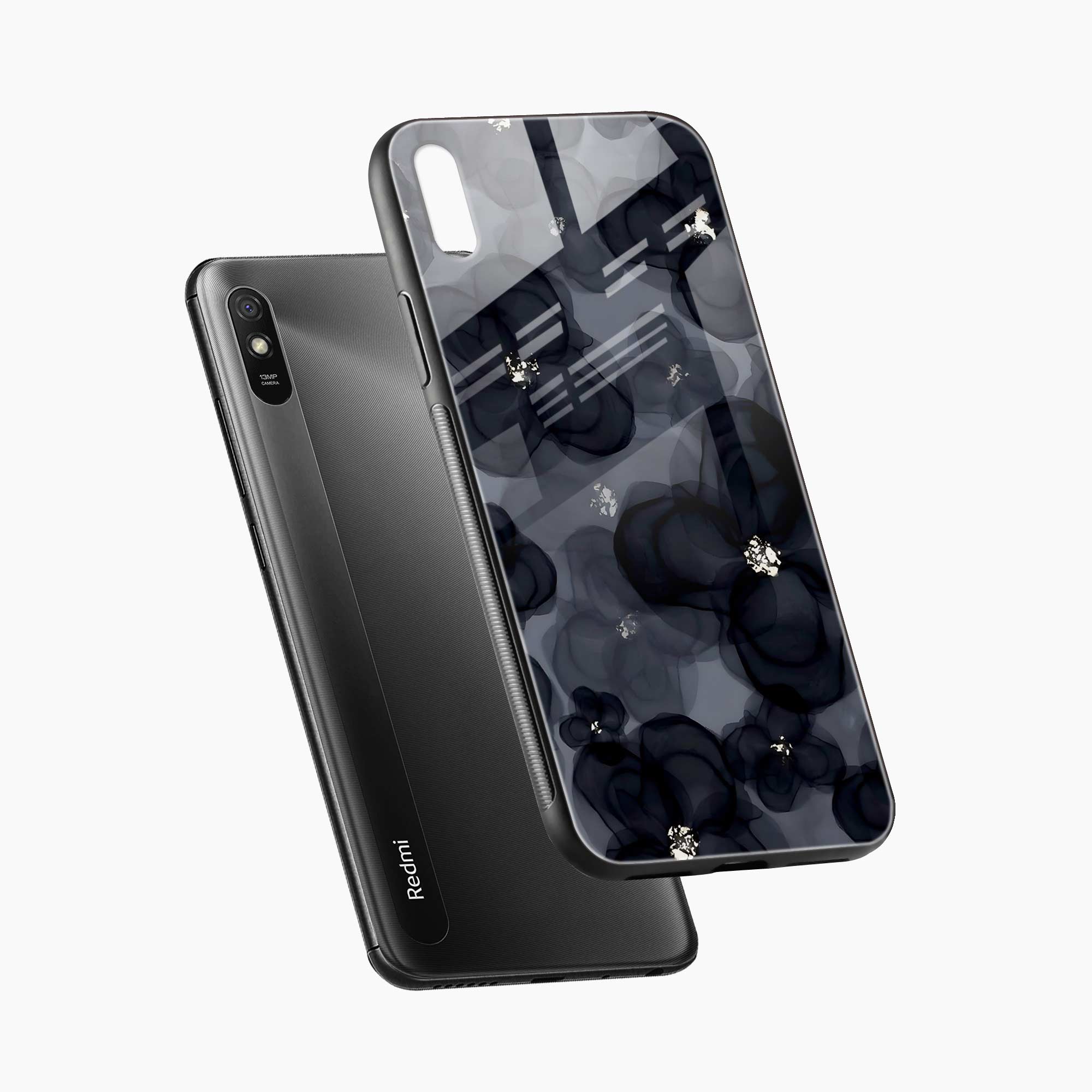 Black Beauty Redmi 9i Back Cover