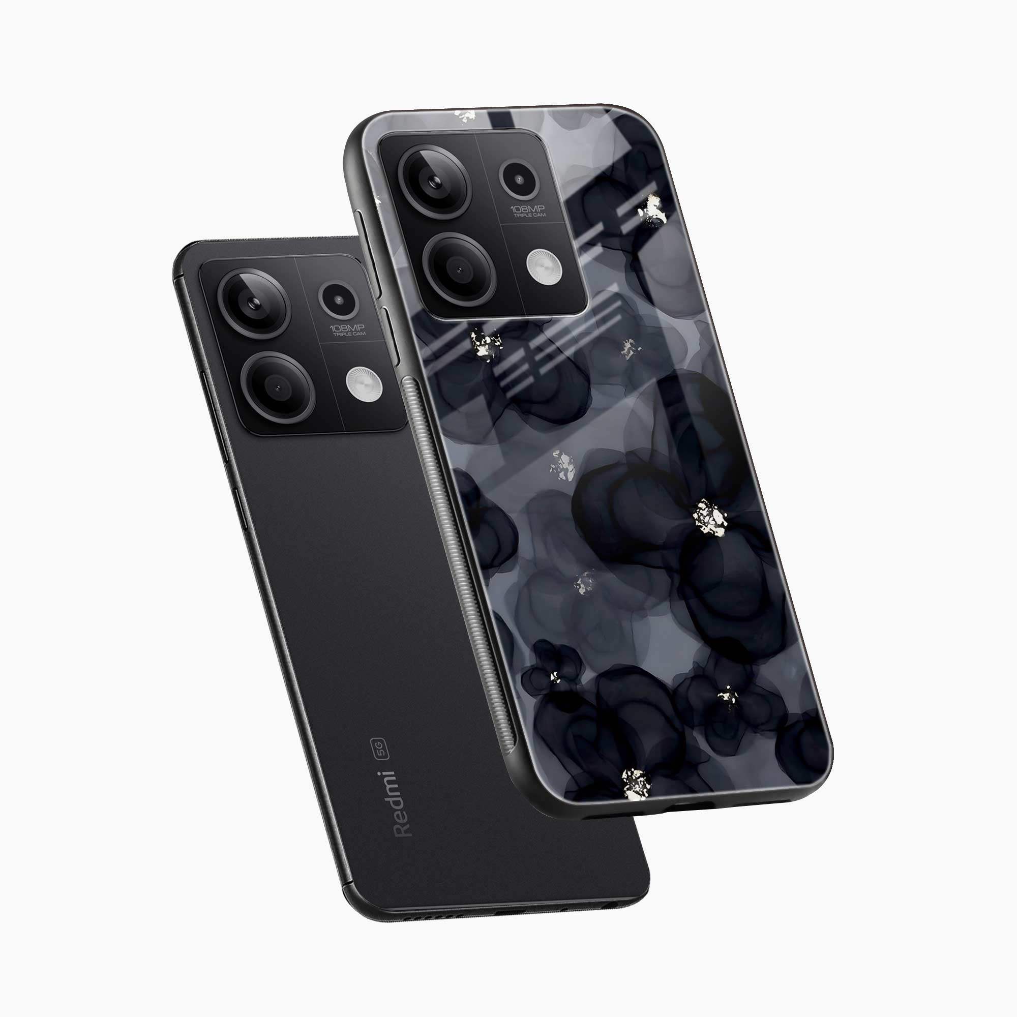 Black Beauty Redmi Note 13 Back Cover