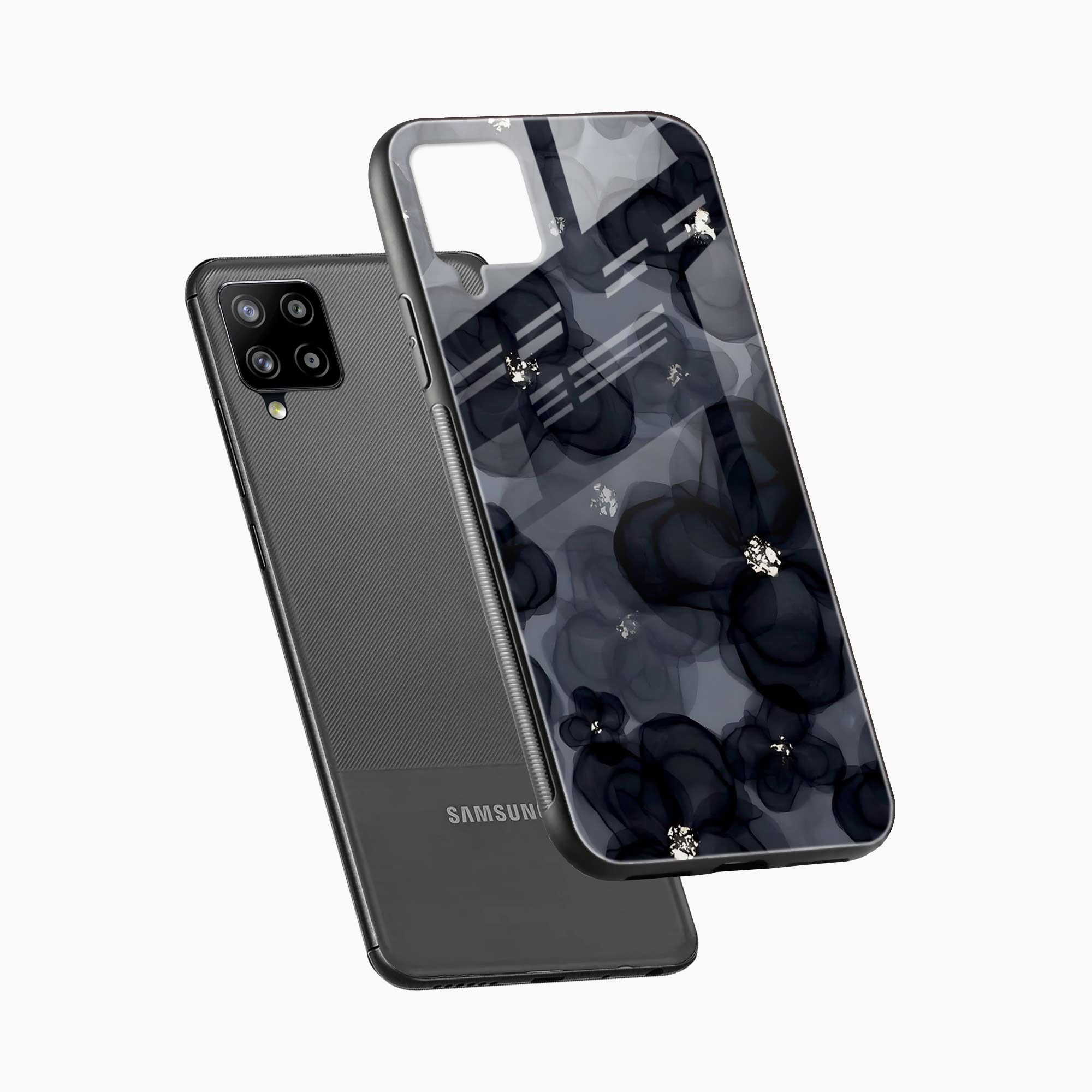 Black Beauty Samsung A12 Nacho Back Cover