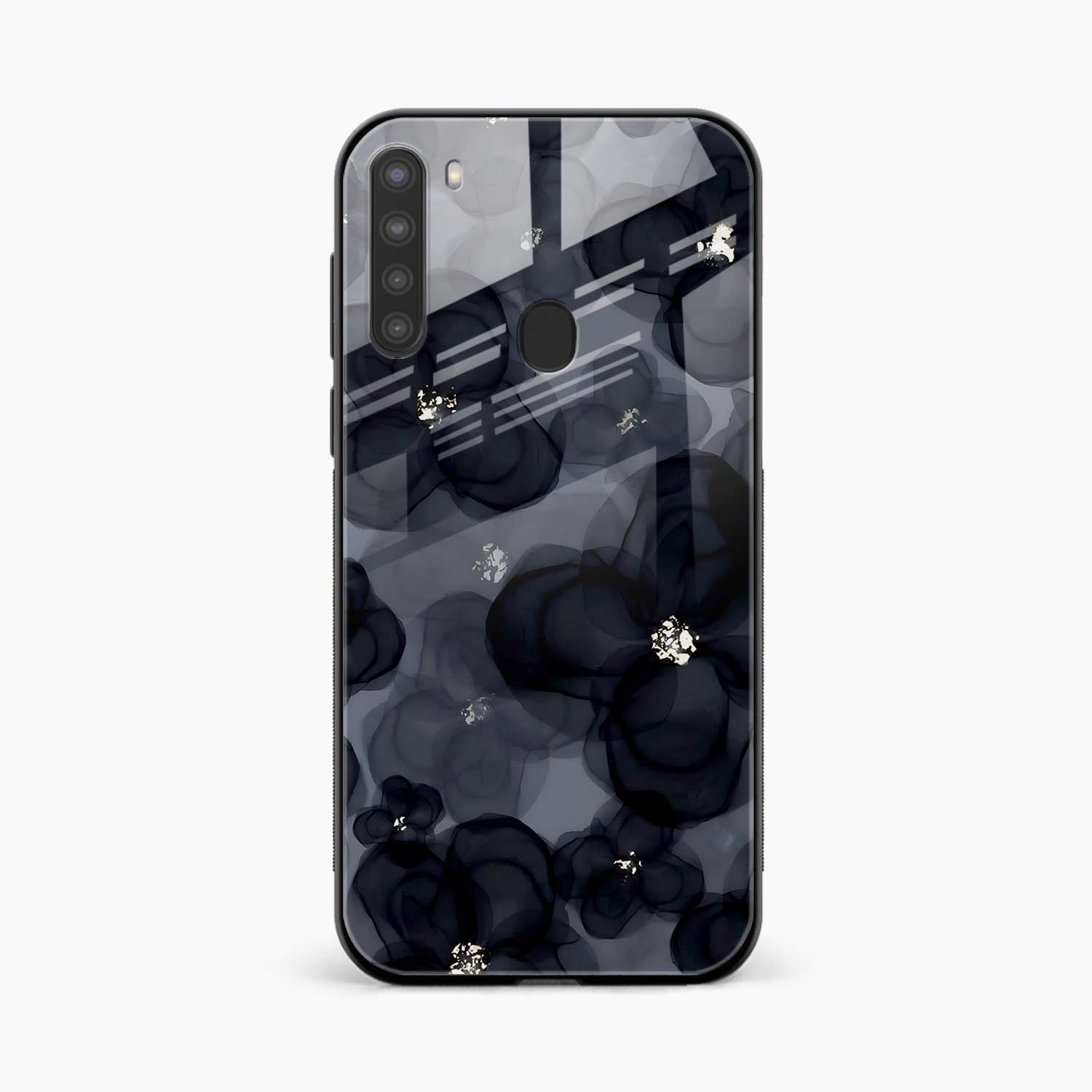 Black Beauty Samsung A21 Back Cover