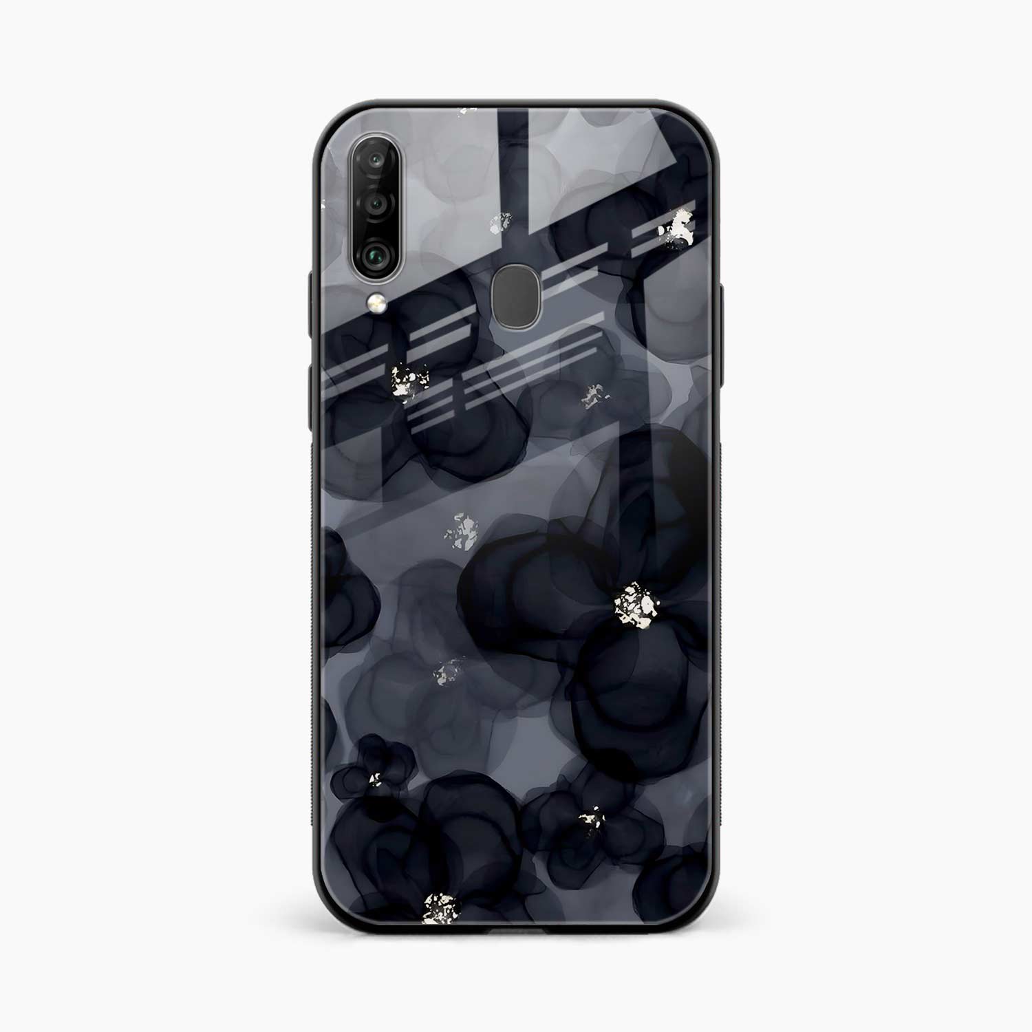 Black Beauty Samsung A30s Back Cover