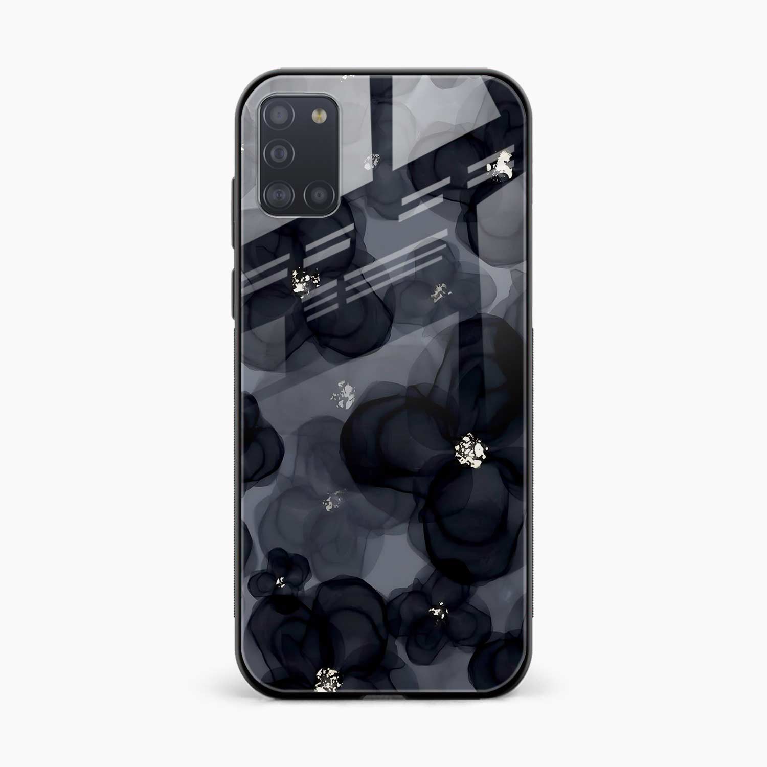 Black Beauty Samsung A31 Back Cover