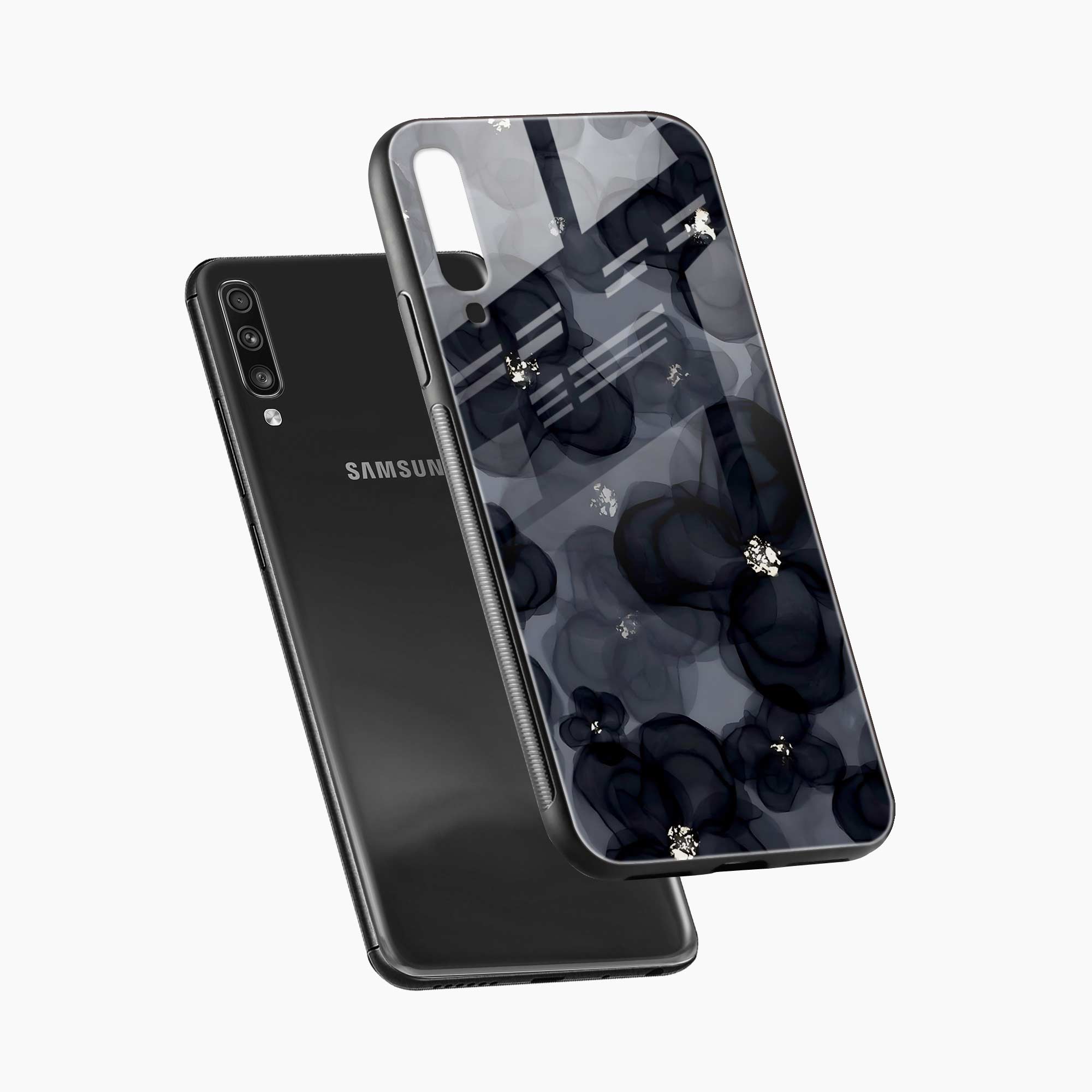 Black Beauty Samsung A50 Back Cover