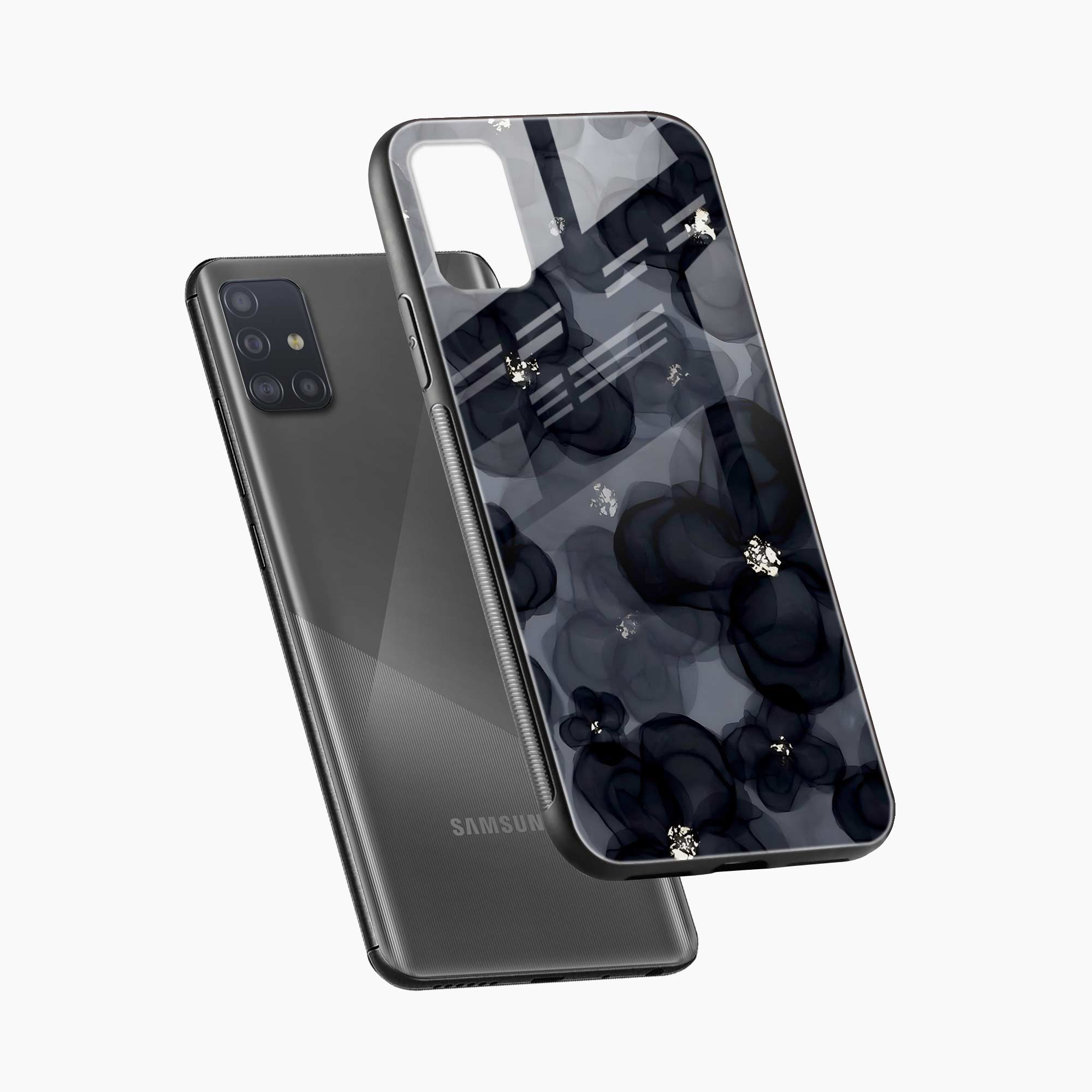 Black Beauty Samsung M31s Back Cover