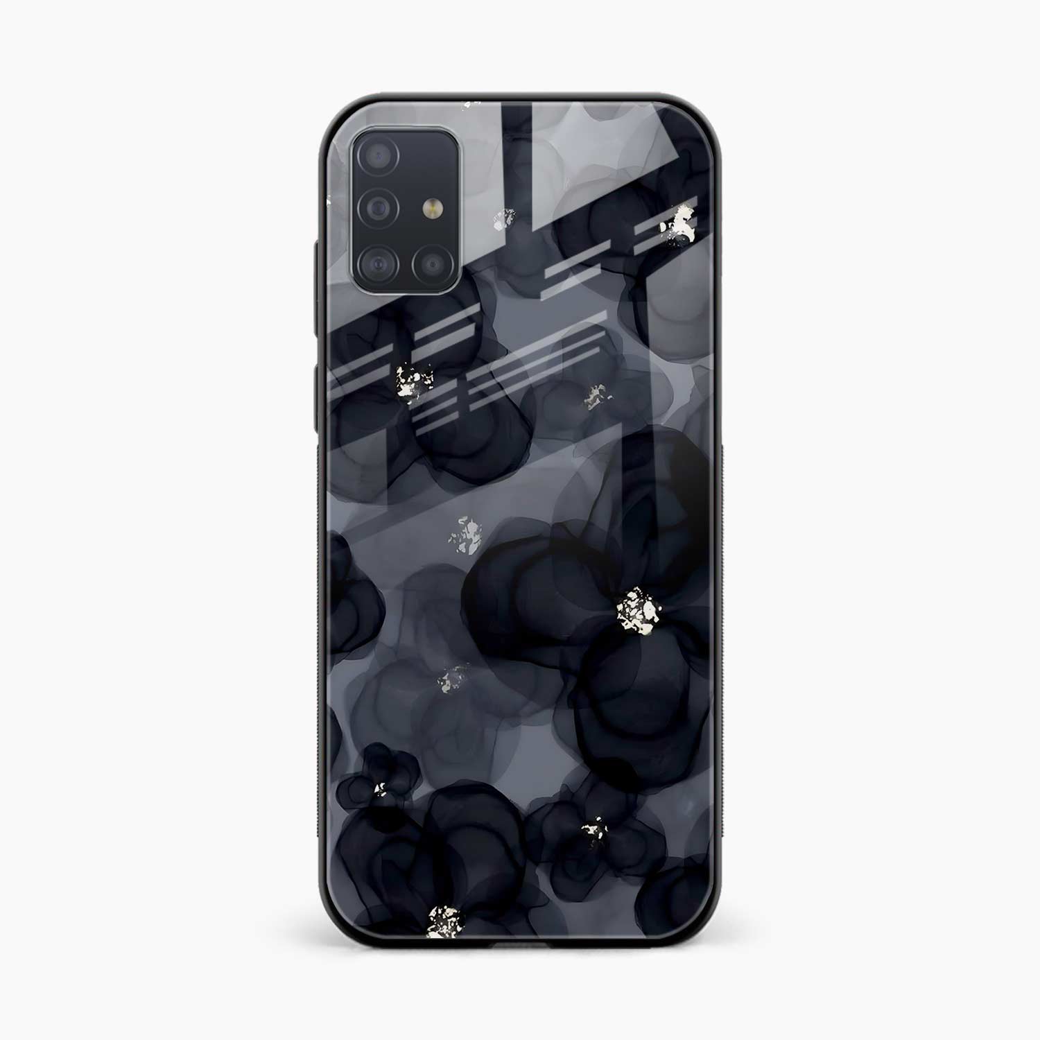 Black Beauty Samsung M51 Back Cover