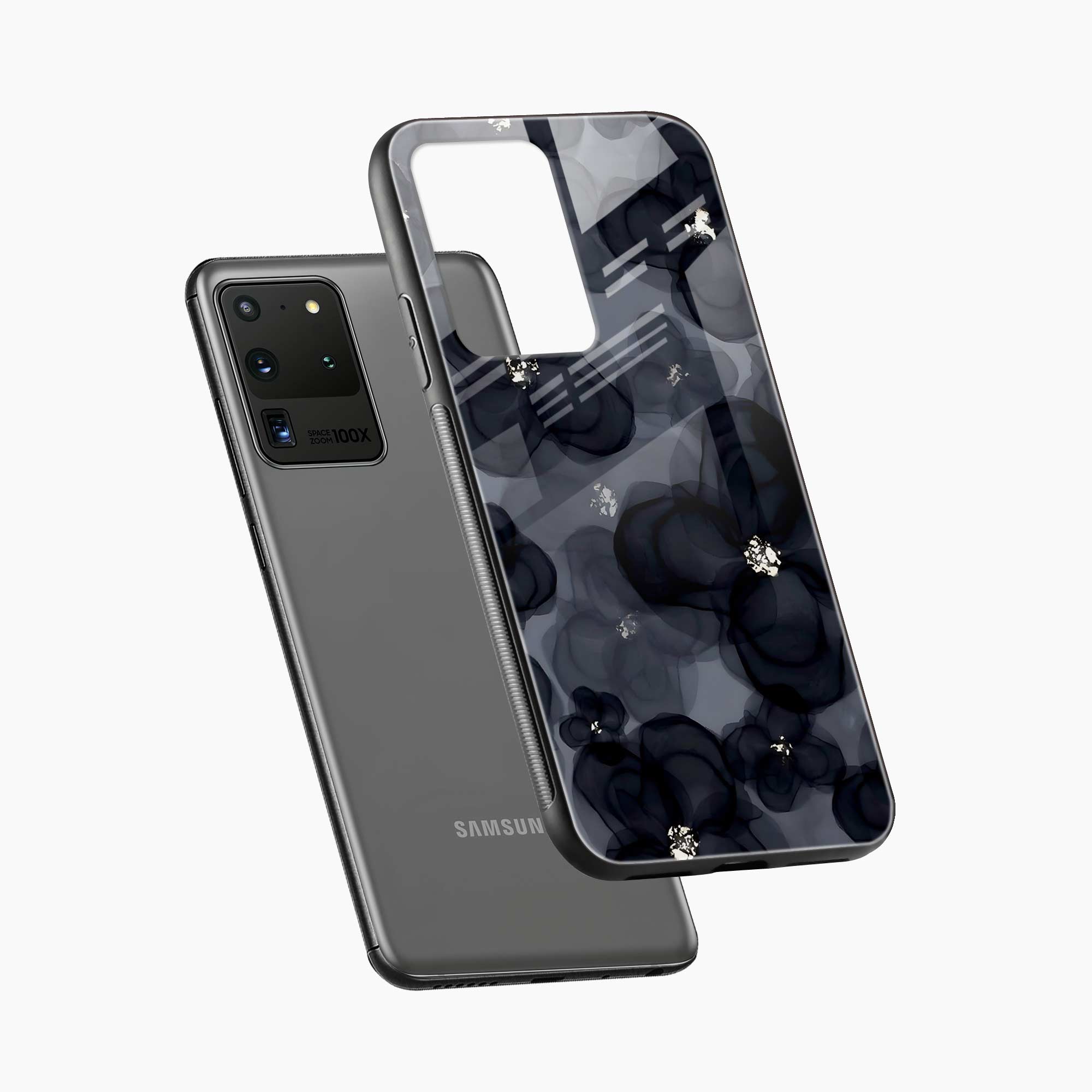 Black Beauty Samsung S20 Ultra Back Cover