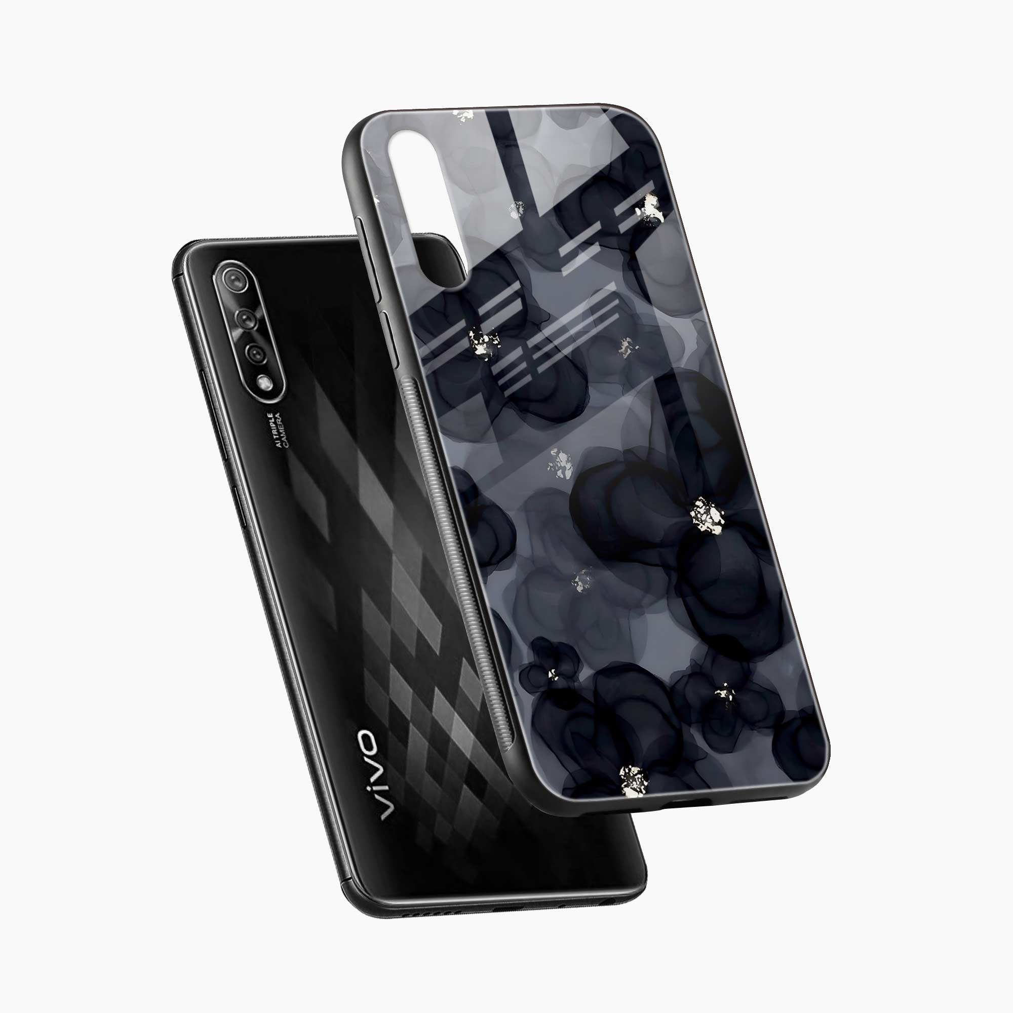 Black Beauty Vivo Z1x Back Cover
