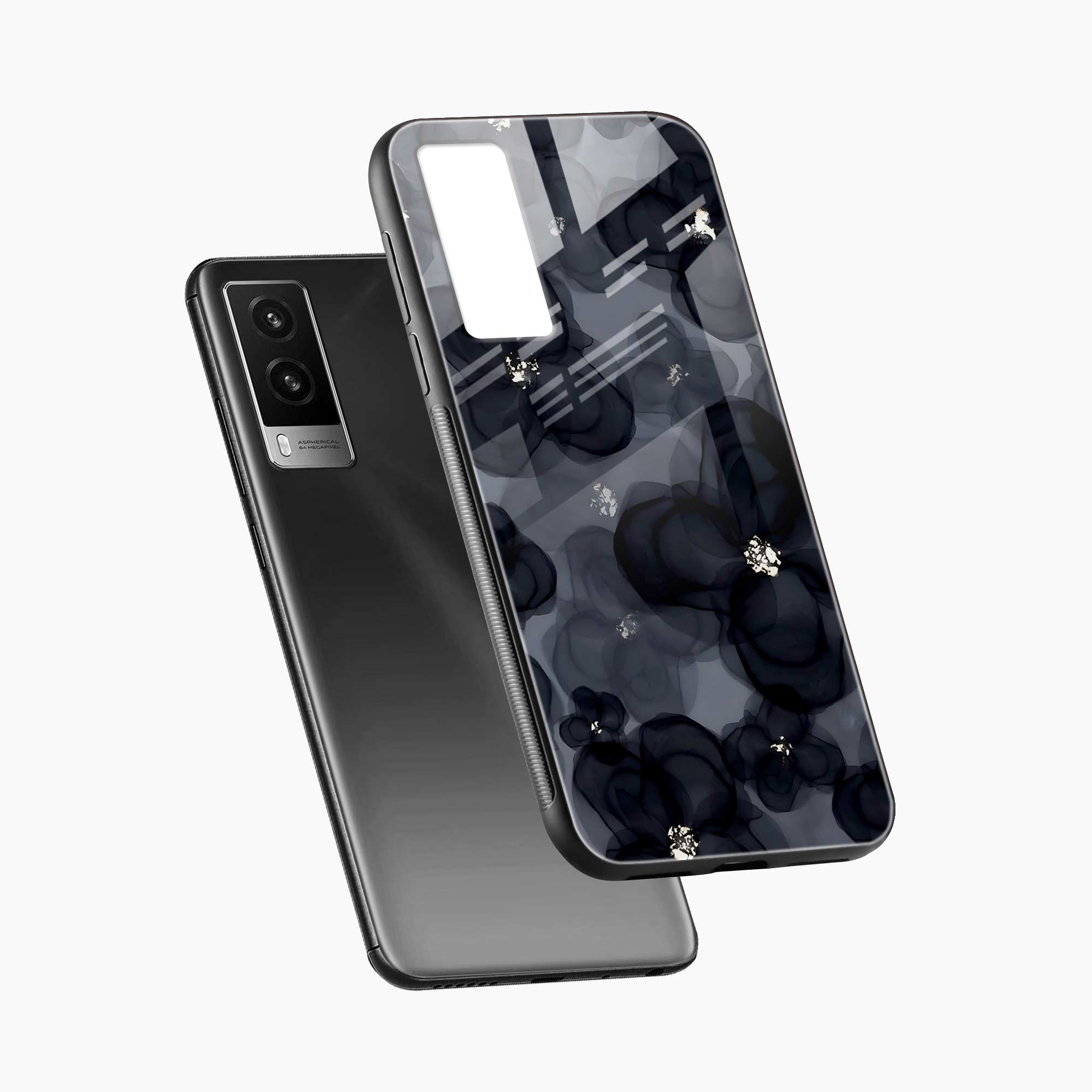 Black Beauty Vivo V21e 5G Back Cover