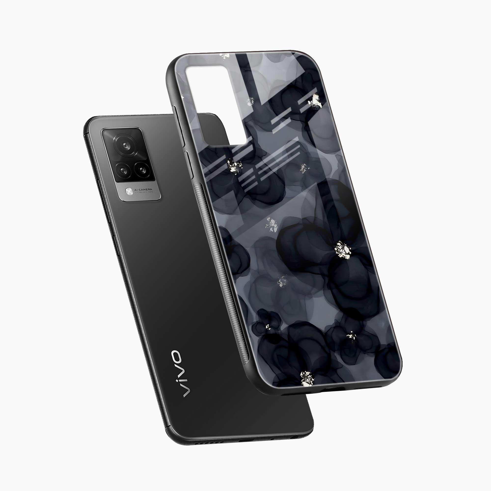 Black Beauty Vivo V21s Back Cover