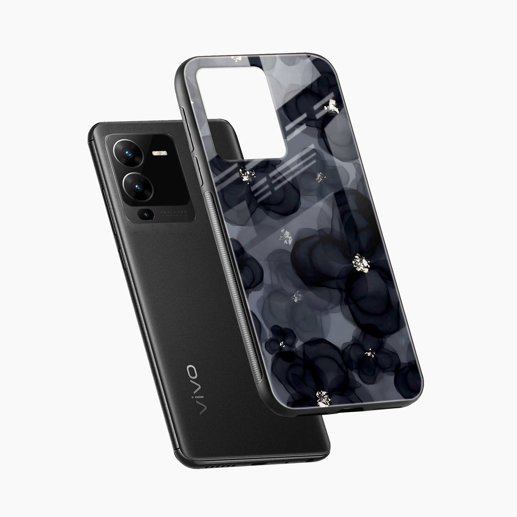 Black Beauty Vivo V25 Pro Back Cover