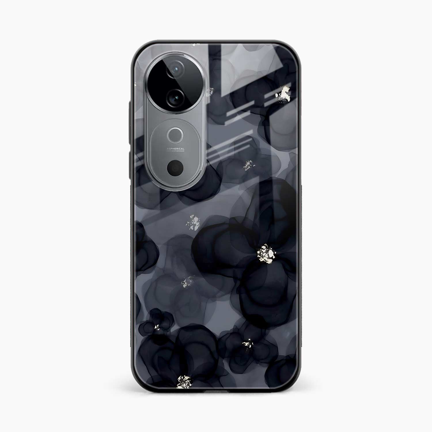 Black Beauty Vivo V40 5G Back Cover