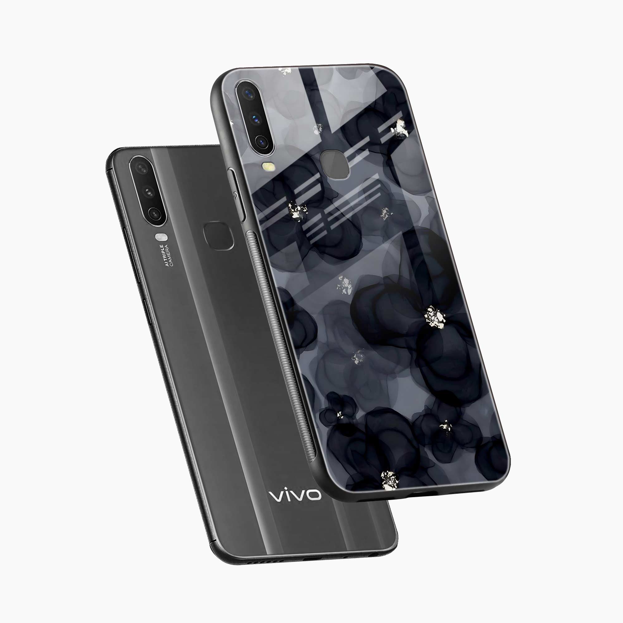 Black Beauty Vivo Y12 Back Cover