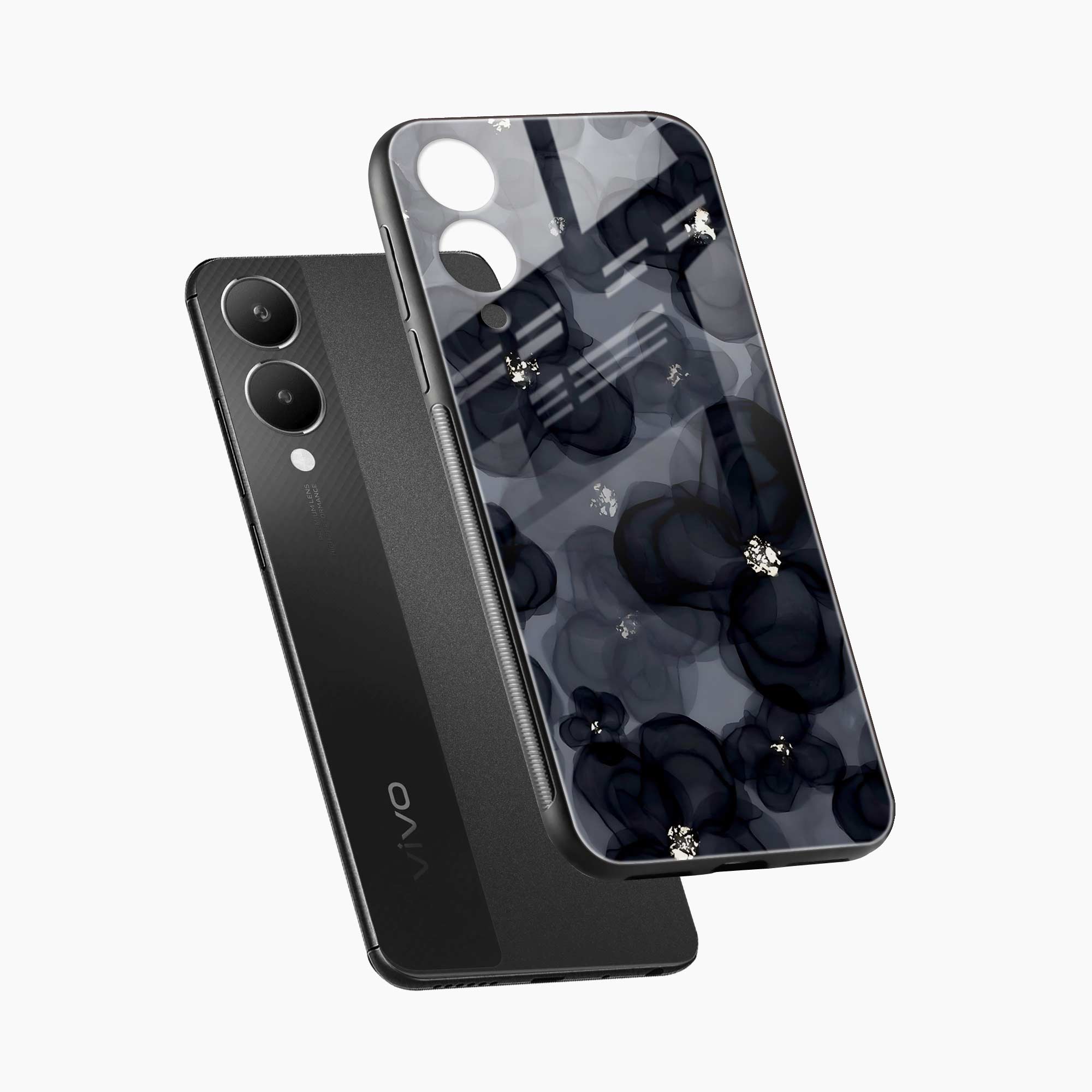 Black Beauty Vivo Y28 5G Back Cover