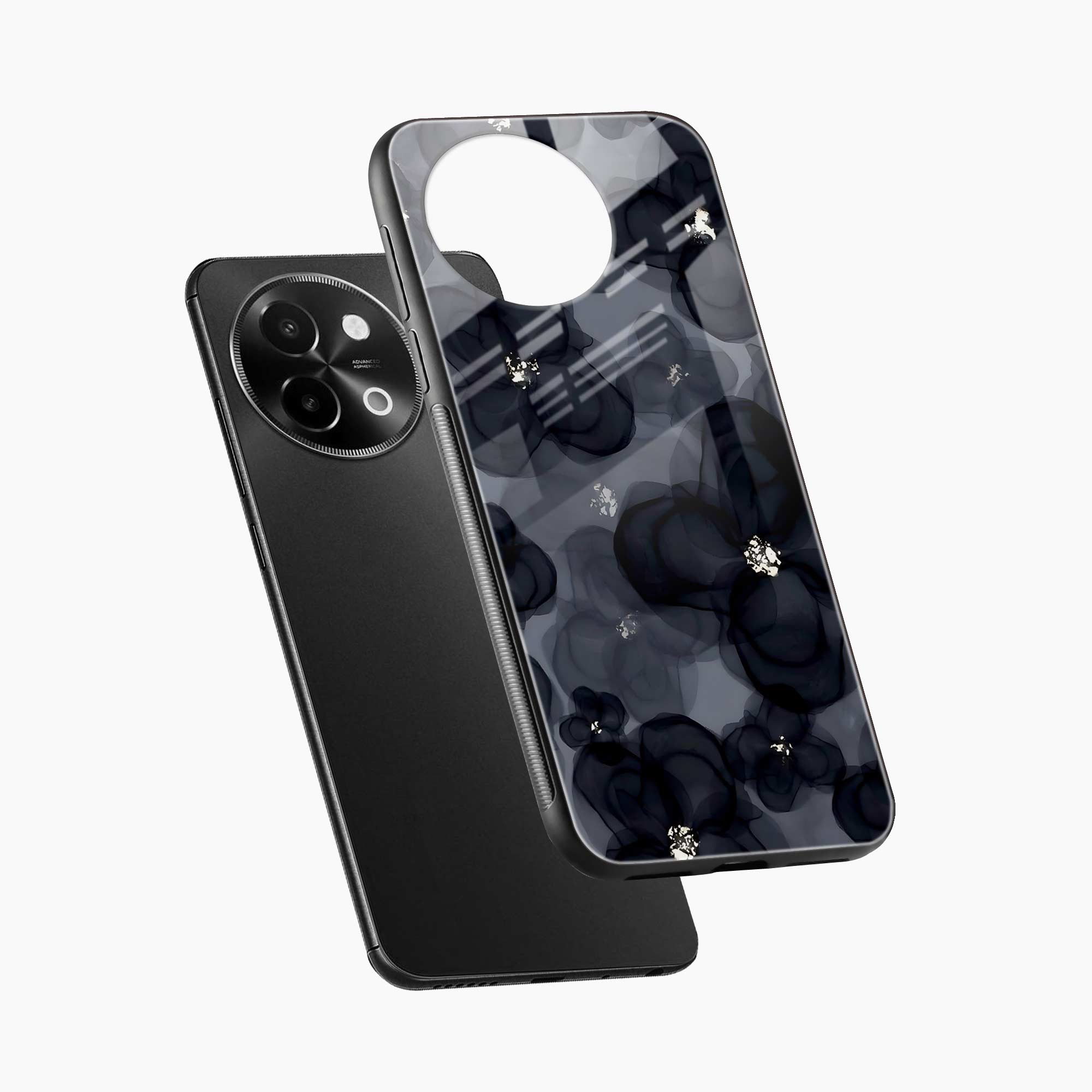 Black Beauty Vivo Y58 5G Back Cover