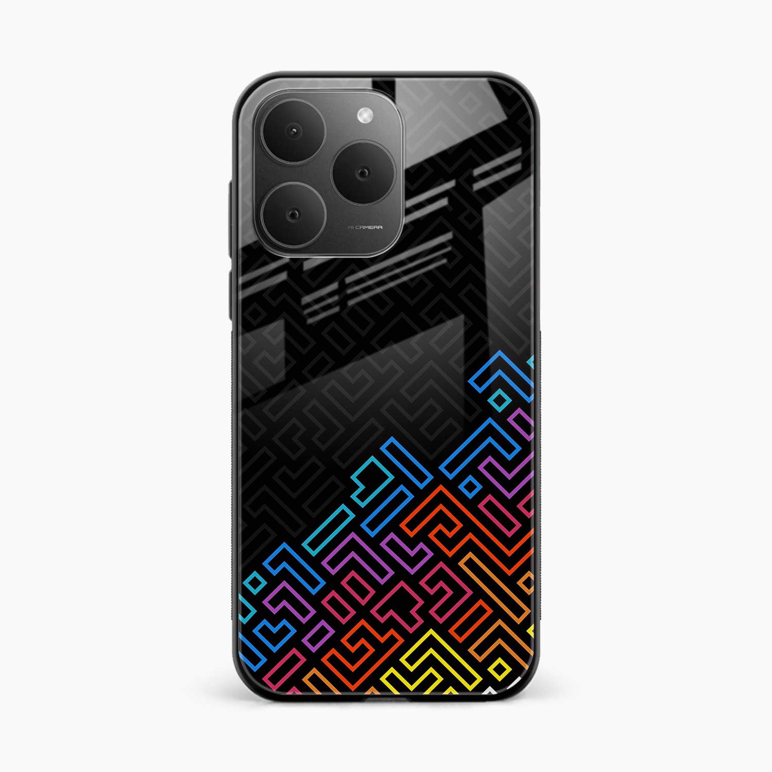 Black Maze Realme 15t 5G Back Cover