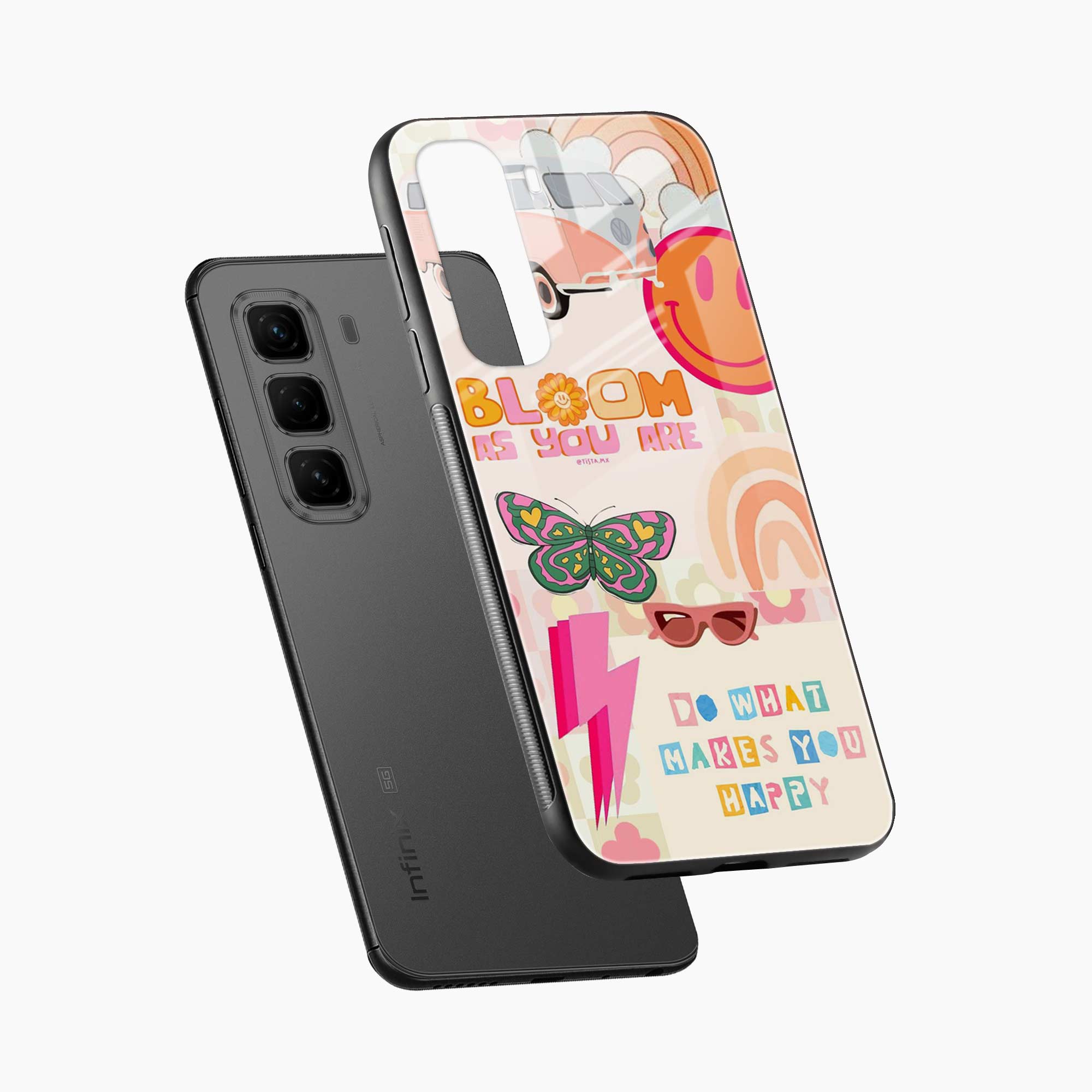 Bloom Infinix Hot 50 5G Back Cover
