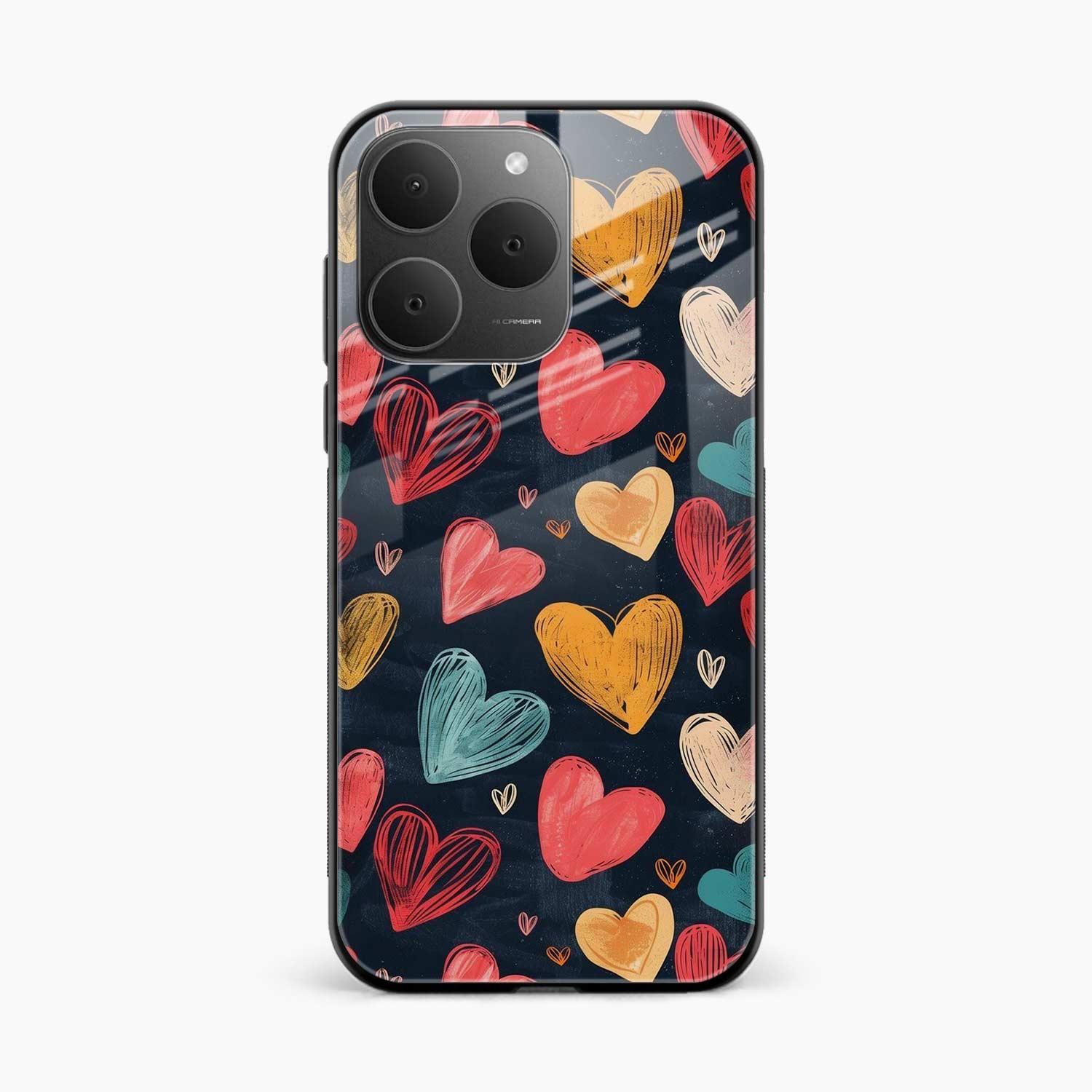Colorful Hearts Realme 15t 5G Back Cover