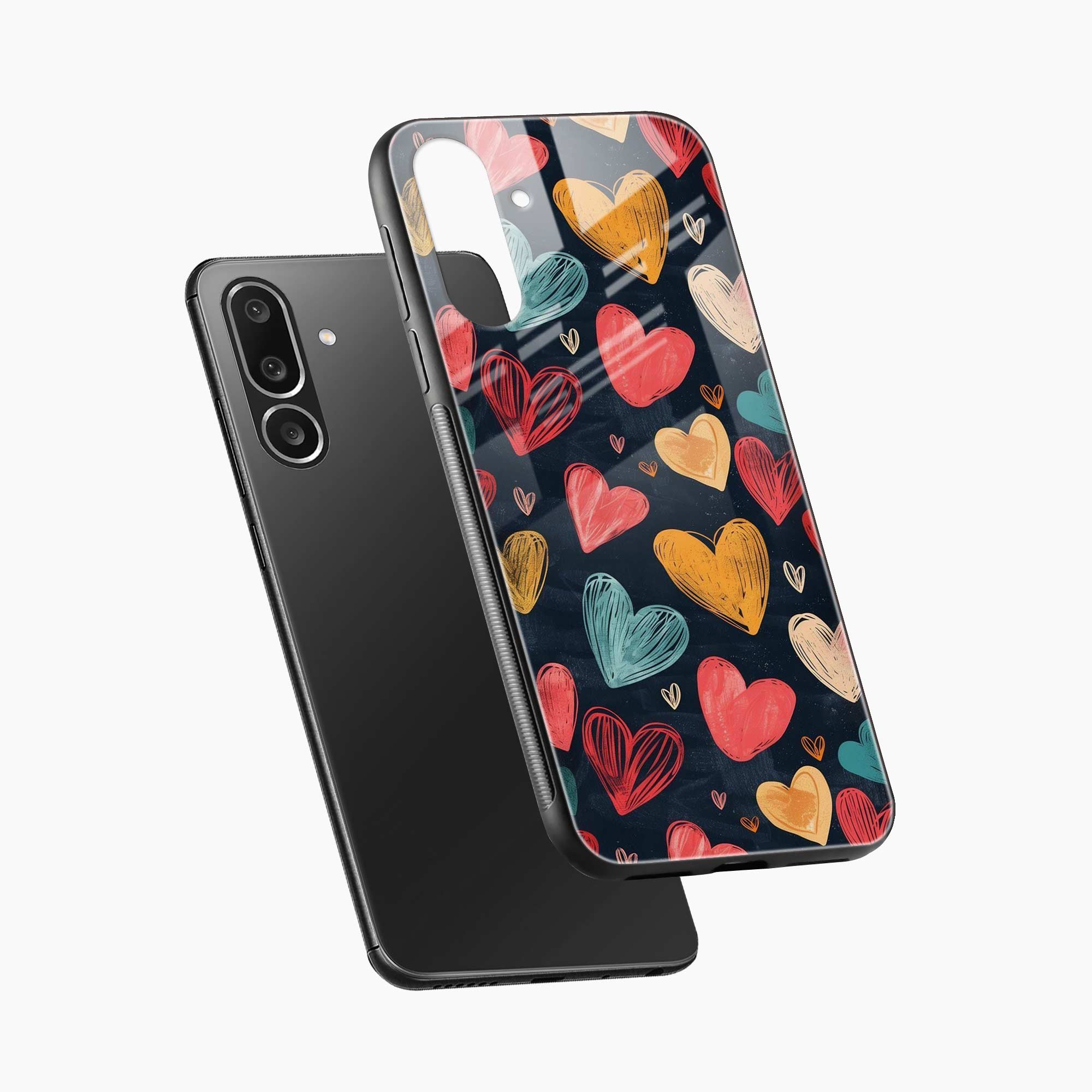 Colorful Hearts Samsung F36 5G Back Cover