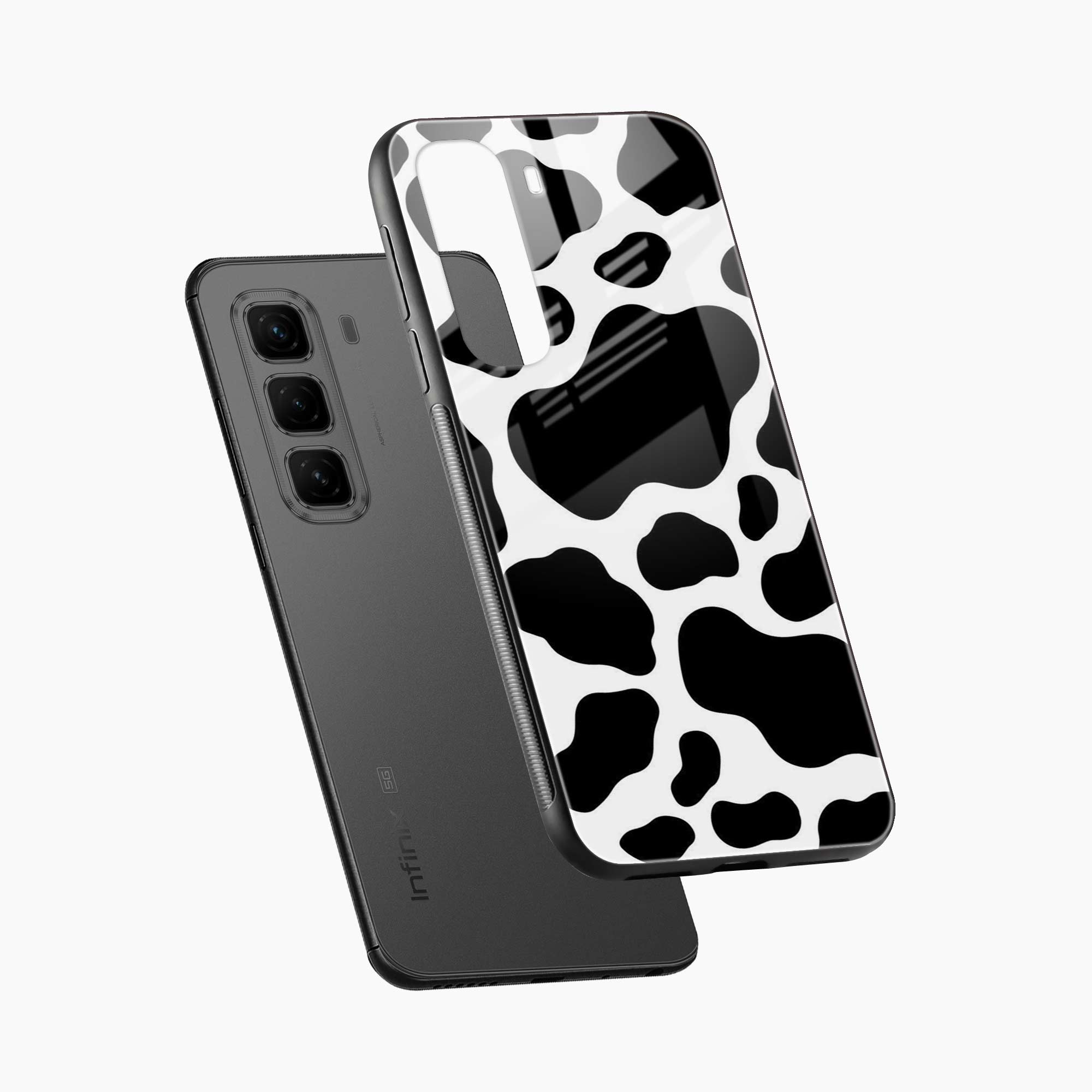 Cow Print Infinix Hot 50 5G Back Cover