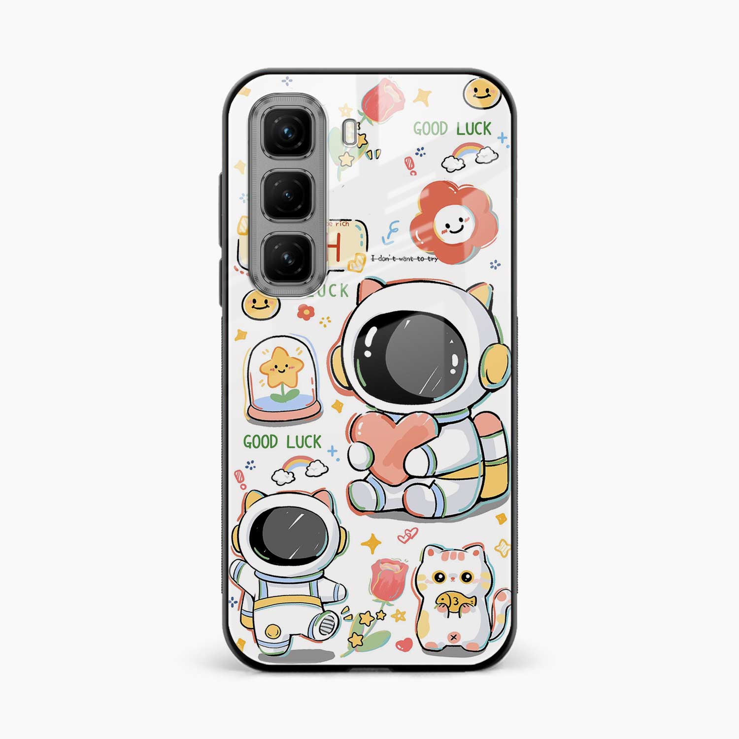 Cute Astronaut Infinix Hot 50 5G Back Cover
