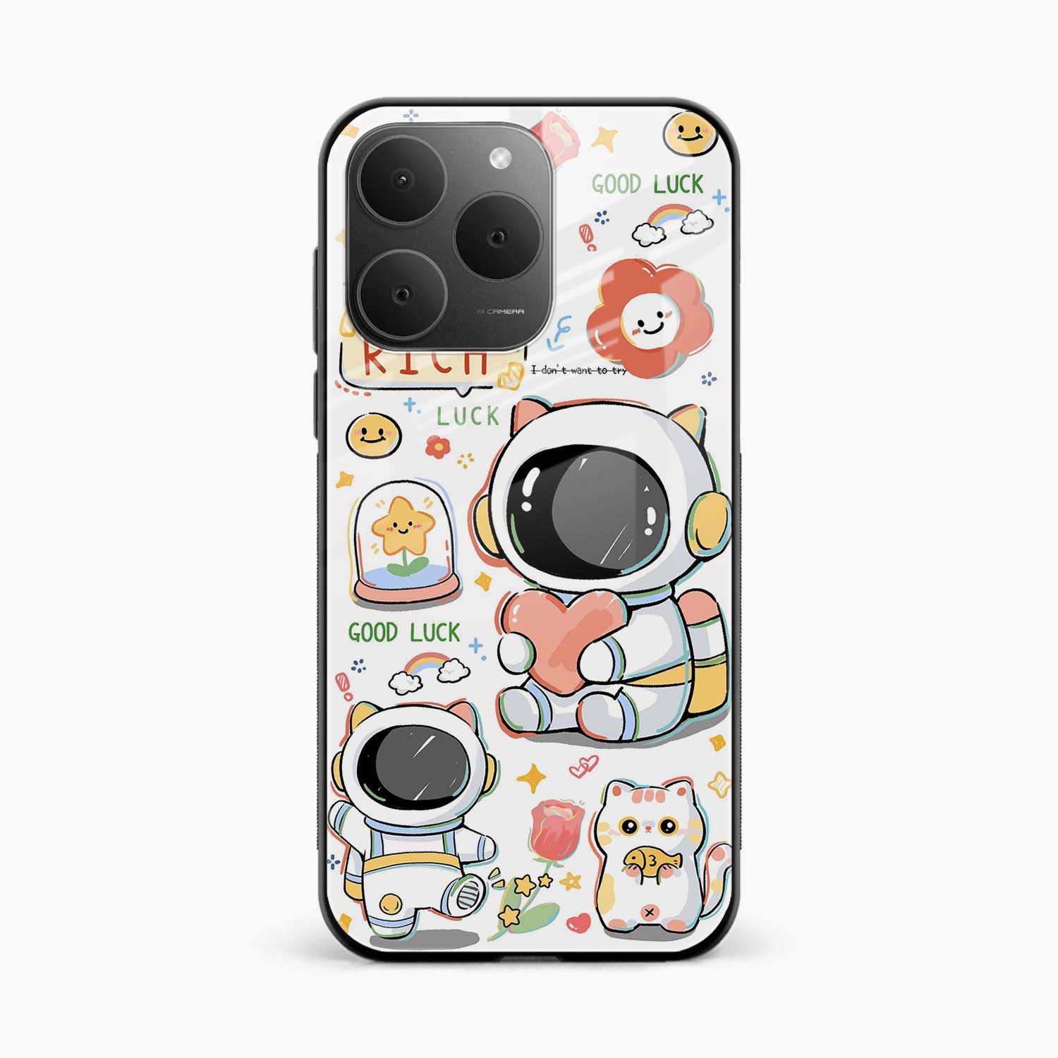 Cute Astronaut Realme 15t 5G Back Cover