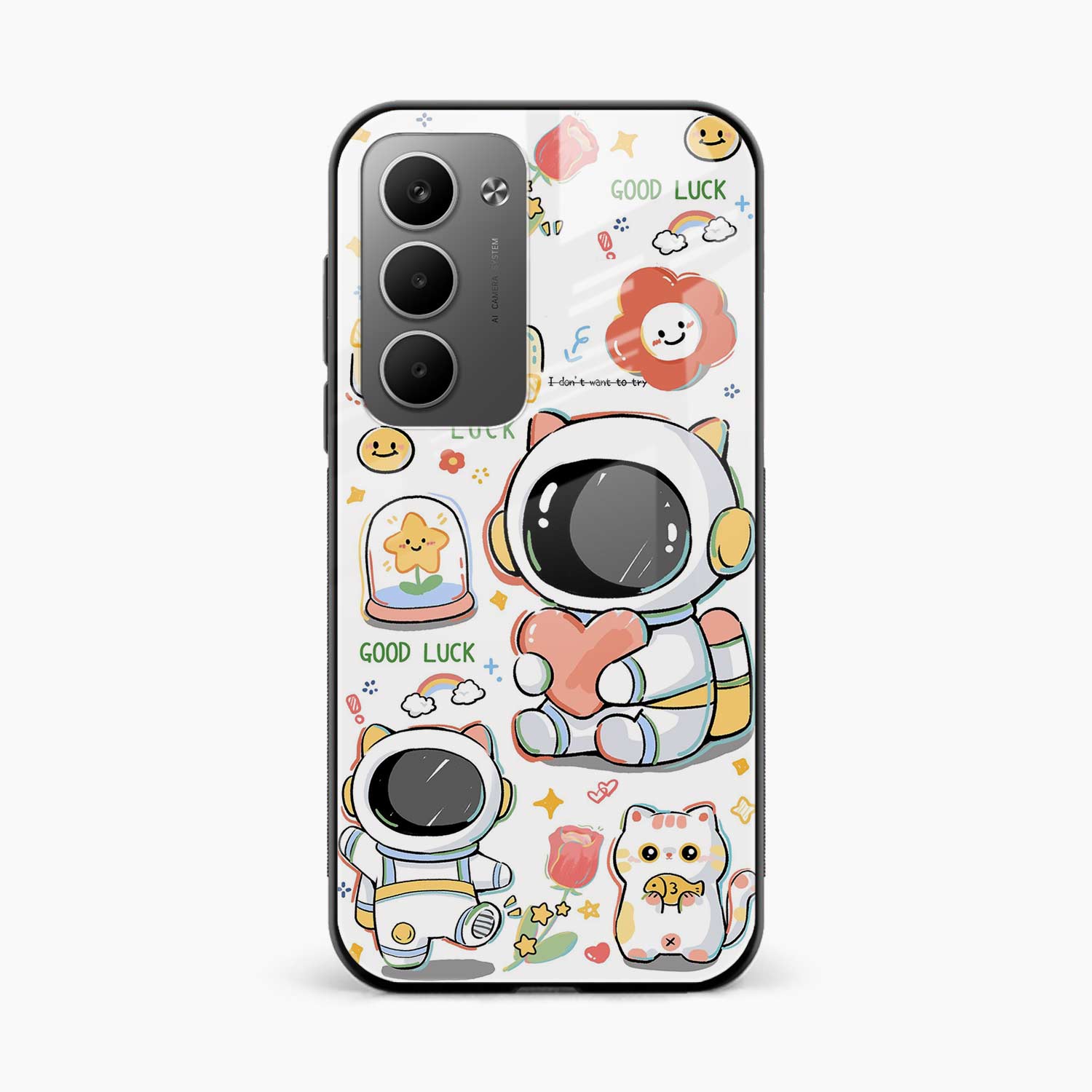 Cute Astronaut Redmi 15 5G Back Cover