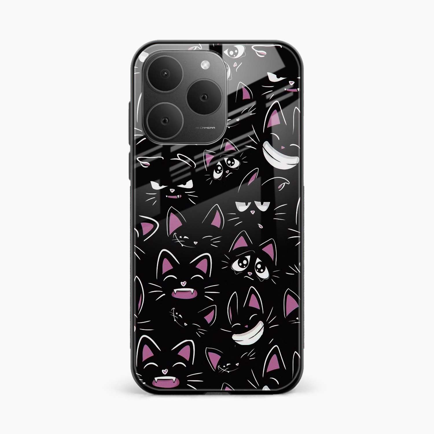 Cute Black Cat Realme 15t 5G Back Cover