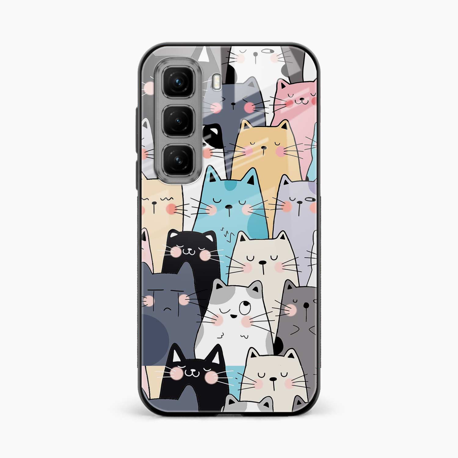 Cute Cat Infinix Hot 50 5G Back Cover