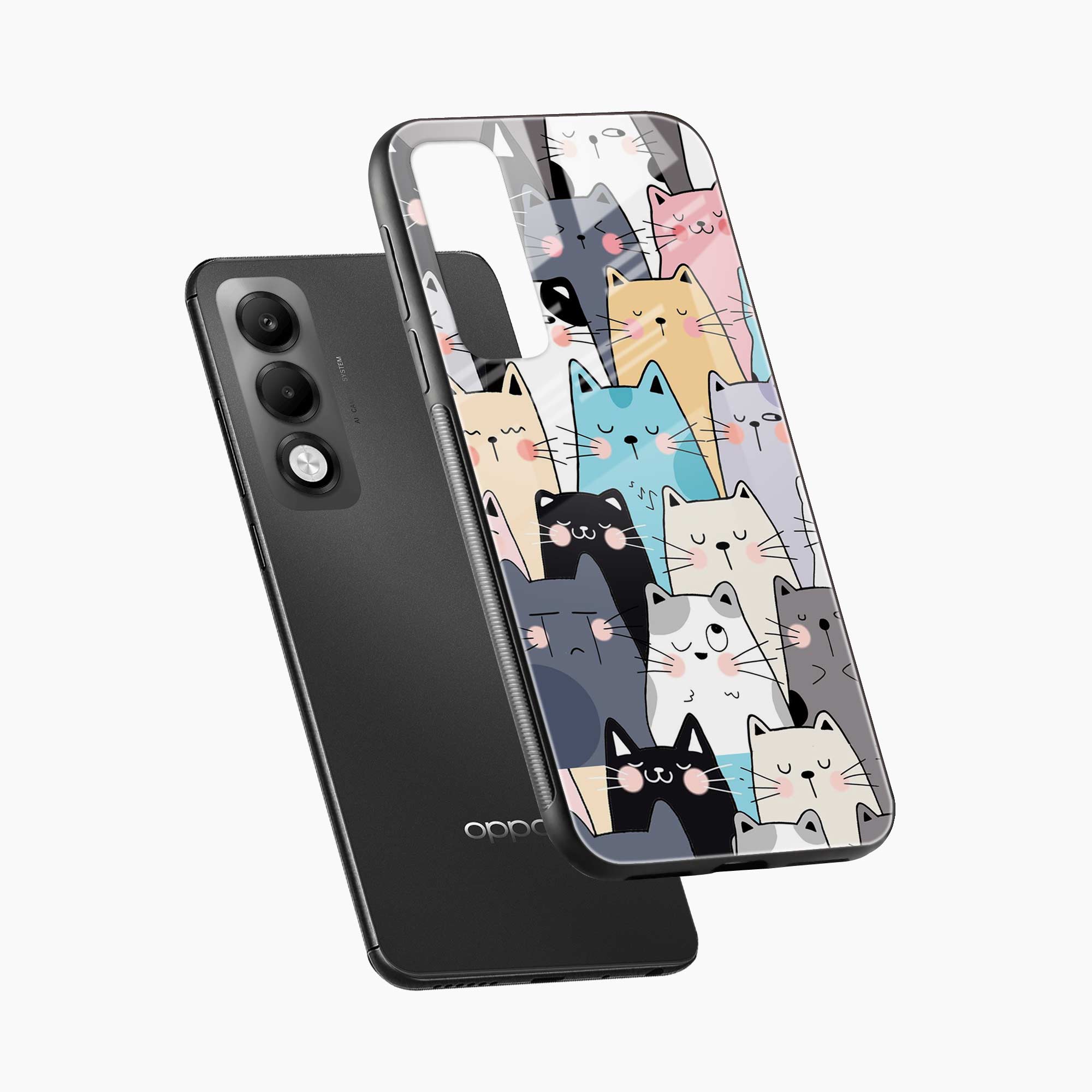 Cute Cat Oppo K13x 5G Back Cover