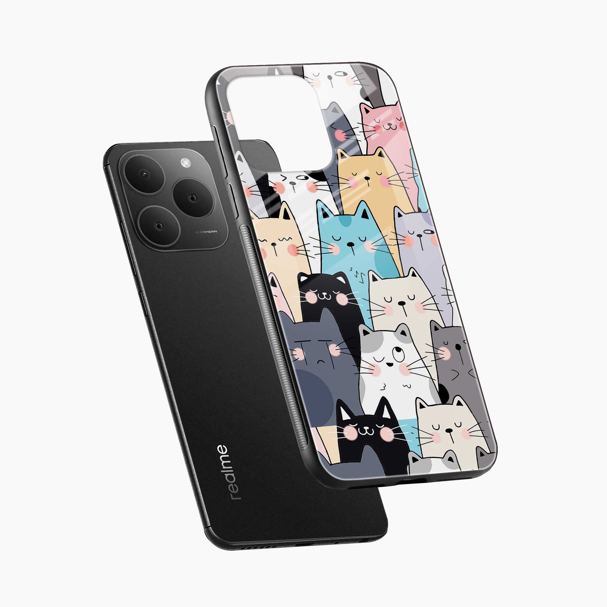 Cute Cat Realme 15t 5G Back Cover