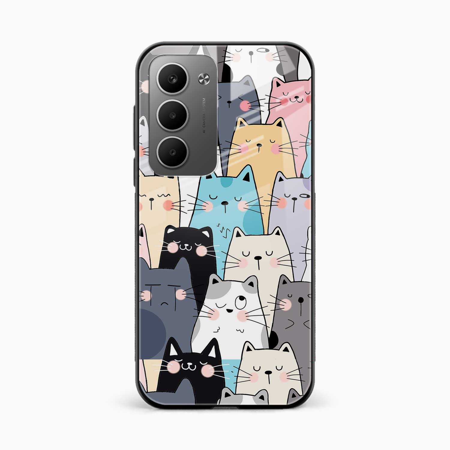 Cute Cat Redmi 15 5G Back Cover