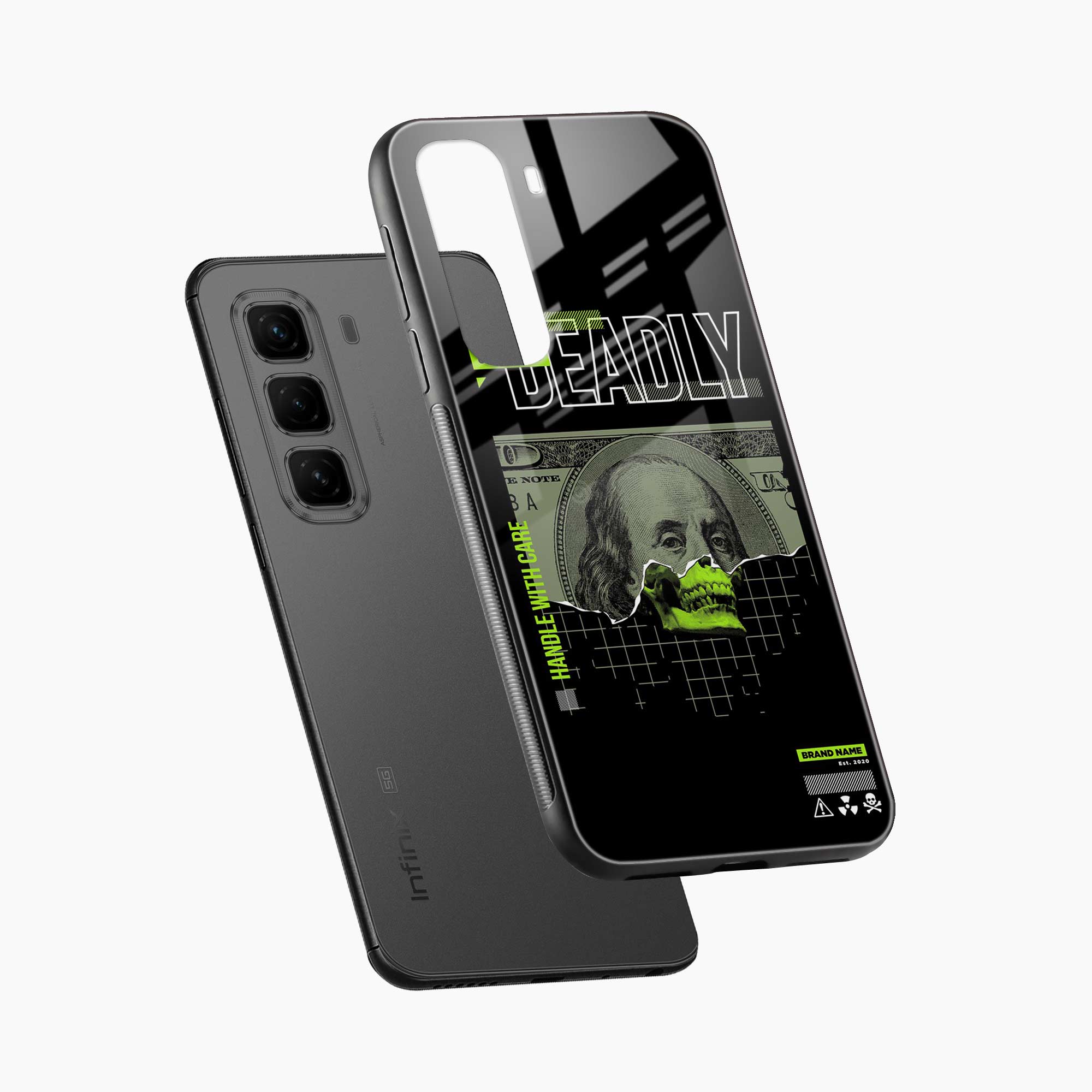 Deadly Dollar Infinix Hot 50 5G Back Cover