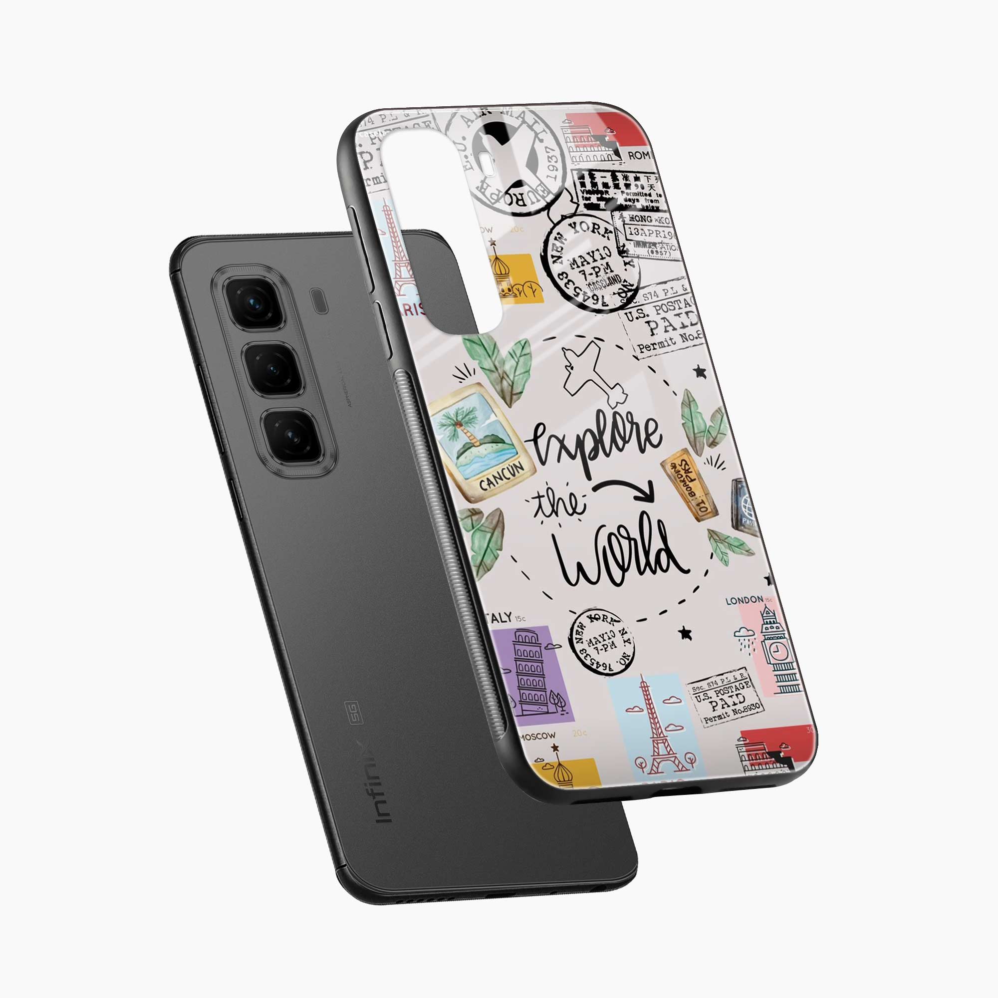 Explore The World Infinix Hot 50 5G Back Cover