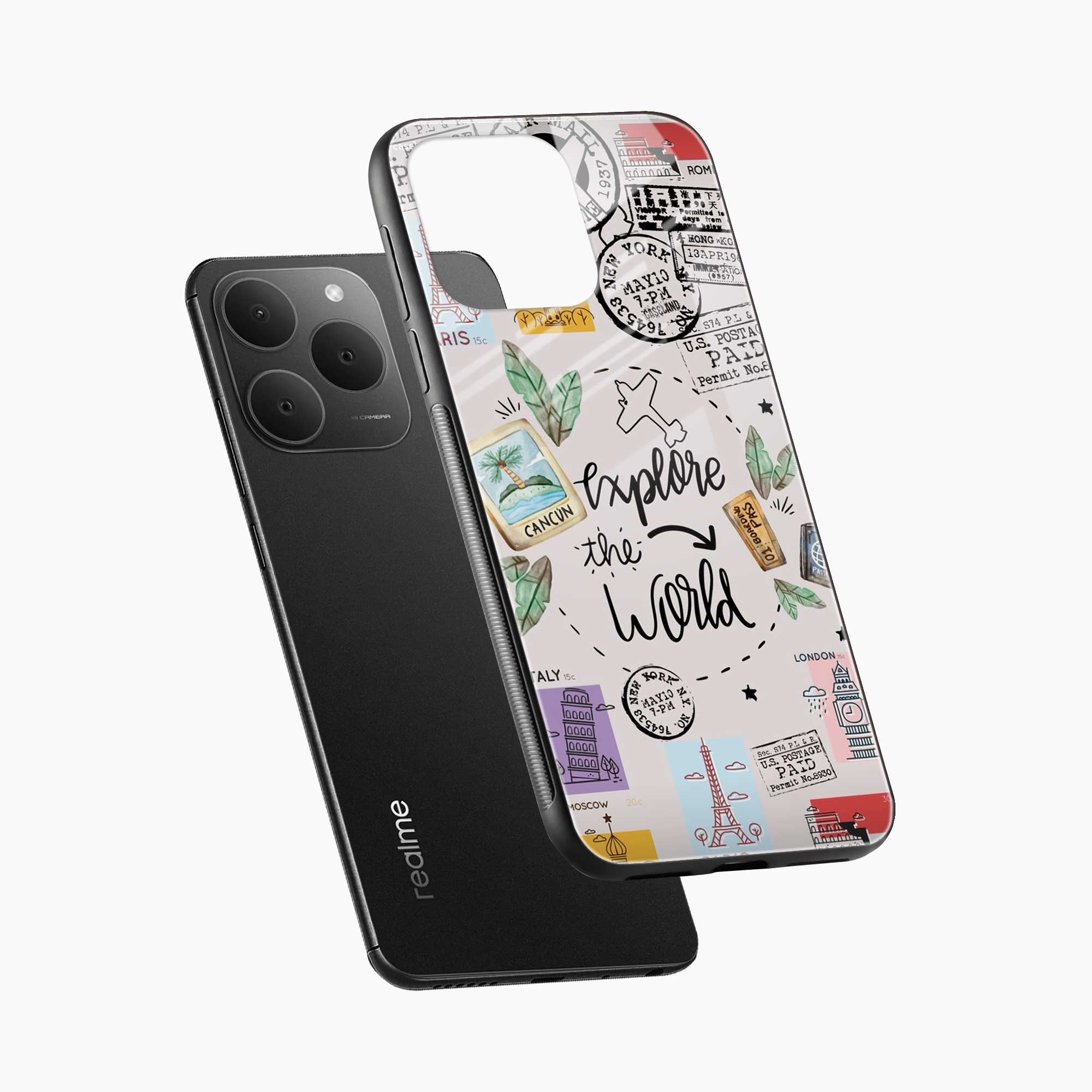 Explore The World Realme 15t 5G Back Cover