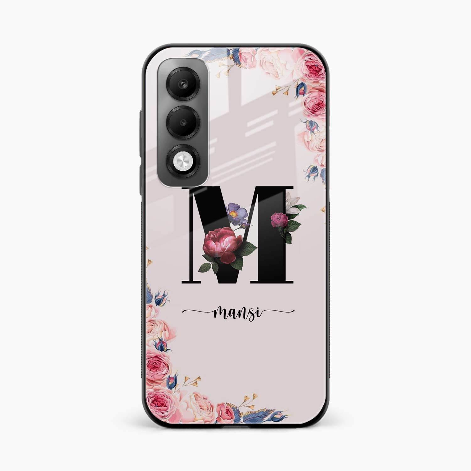 Floral Name Personalised Oppo K13x 5G Back Cover